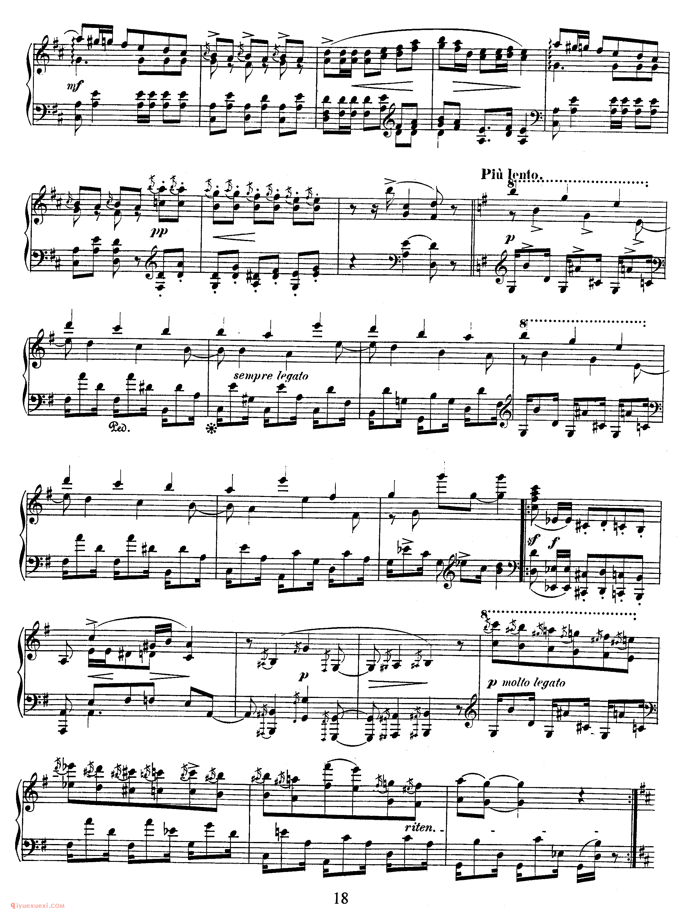 Schumann - Papillons (Butterflies), Op.2_舒曼钢琴谱