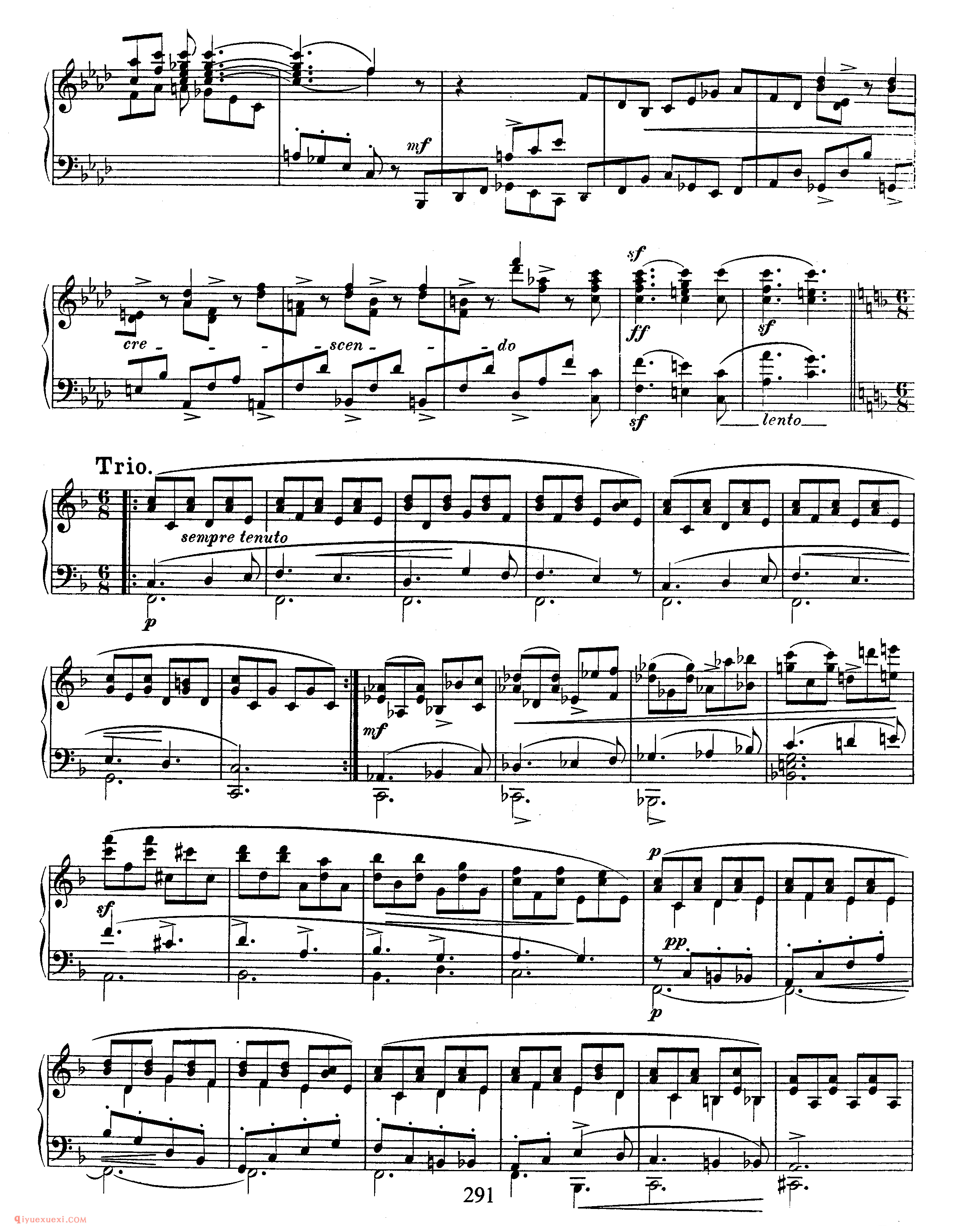 Schumann - Scherzo (originally intended for Sonata No.3 in F Minor, Op.14)_舒曼钢琴谱