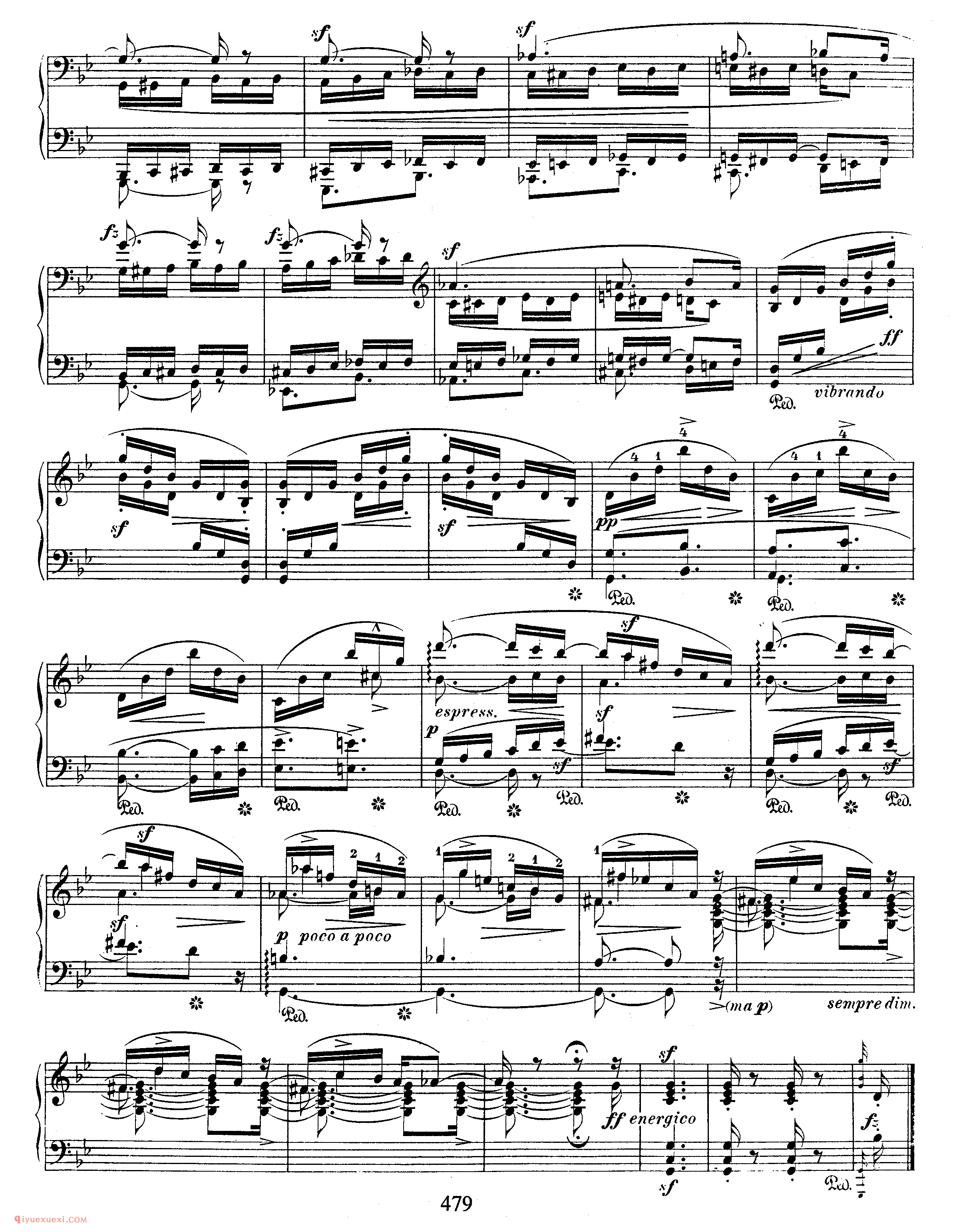 Schumann - Presto (originally intended for Sonata No.2 in G Minor)_舒曼钢琴谱