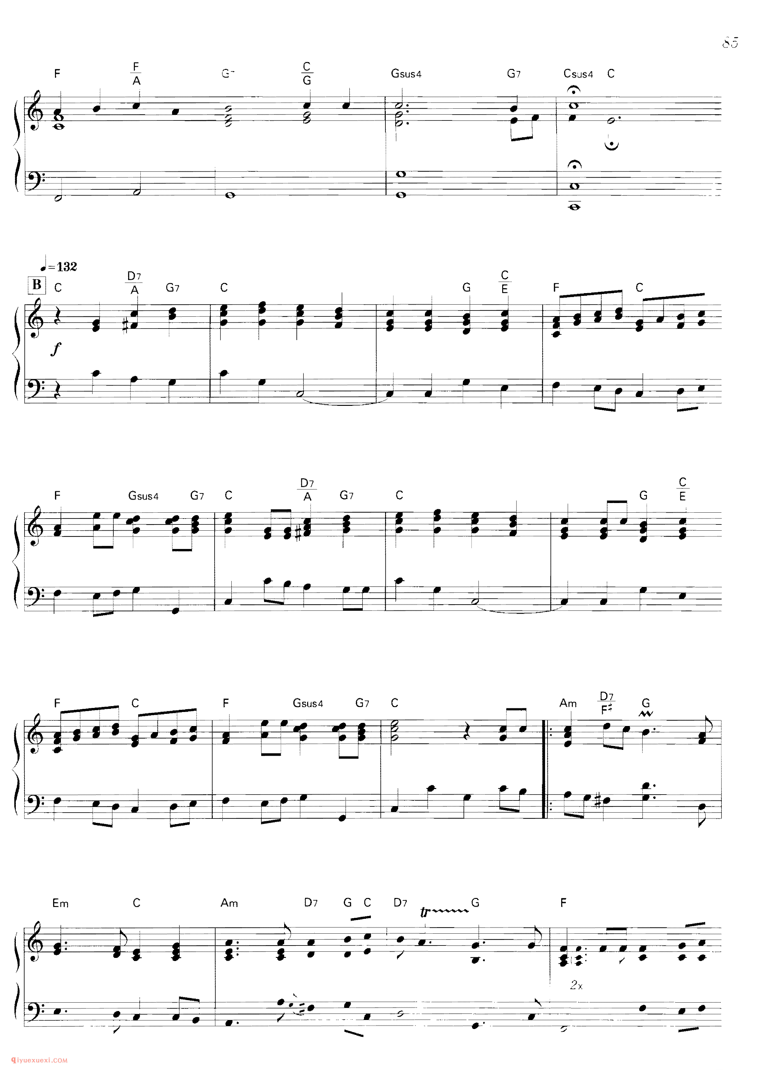 Gloria Messe de Minuit à 4 voix, flutes et violons pour Noel H9_圣诞钢琴独奏乐谱