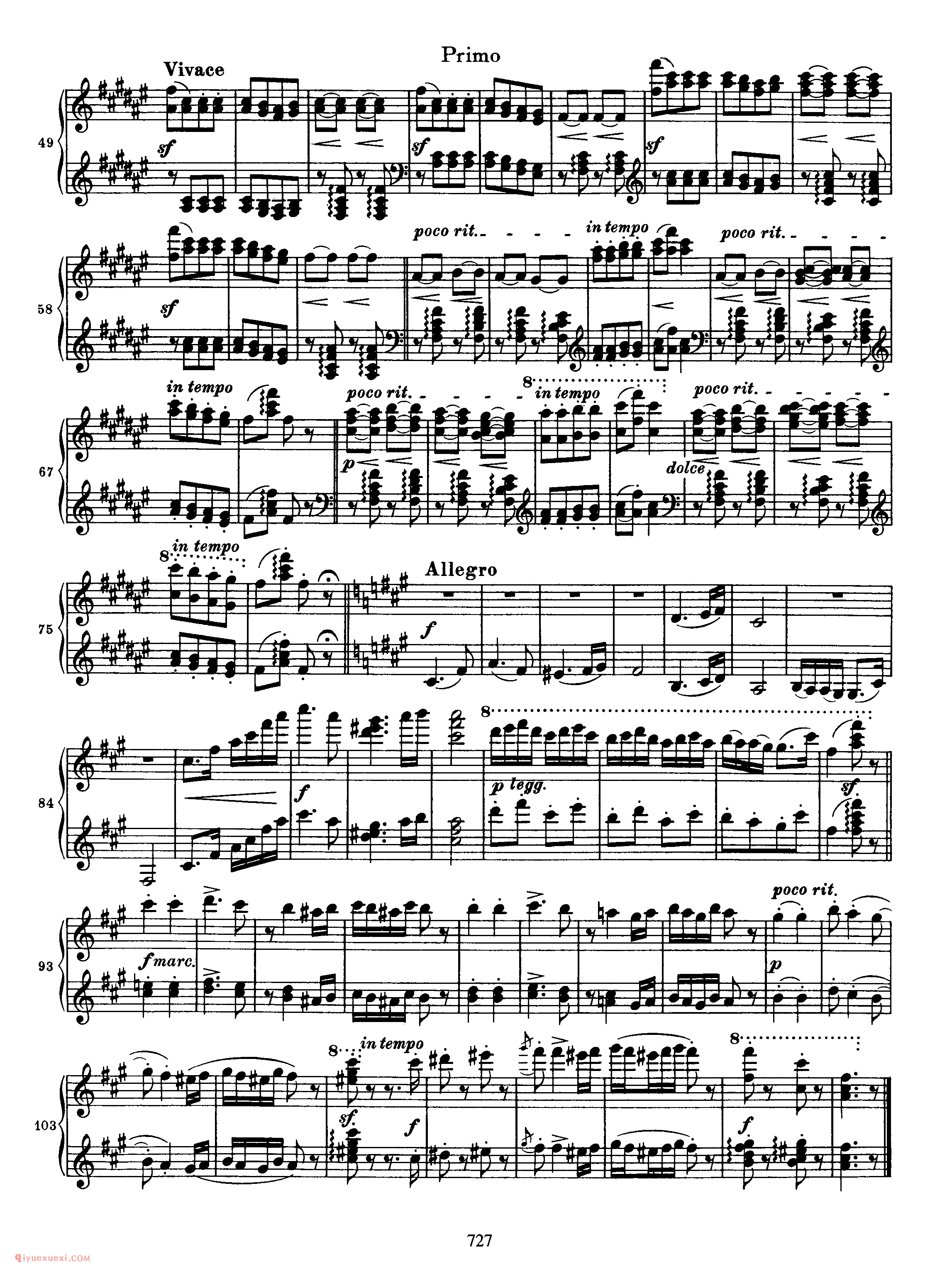 Hungarian Dance No. 5 in F#Minor_勃拉姆斯《匈牙利舞曲》四手联弹