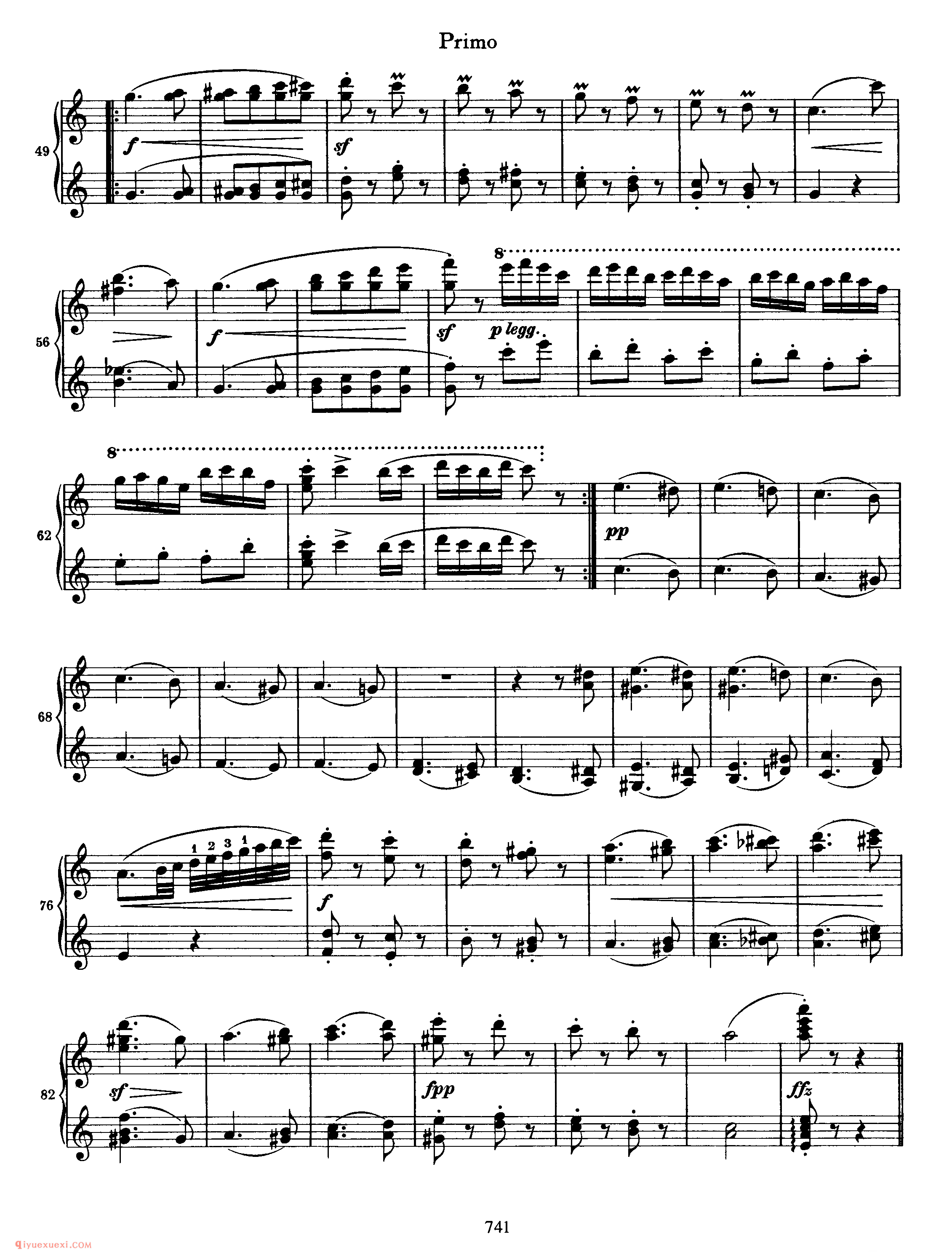 Hungarian Dance No. 8 in A Minor_勃拉姆斯《匈牙利舞曲》四手联弹