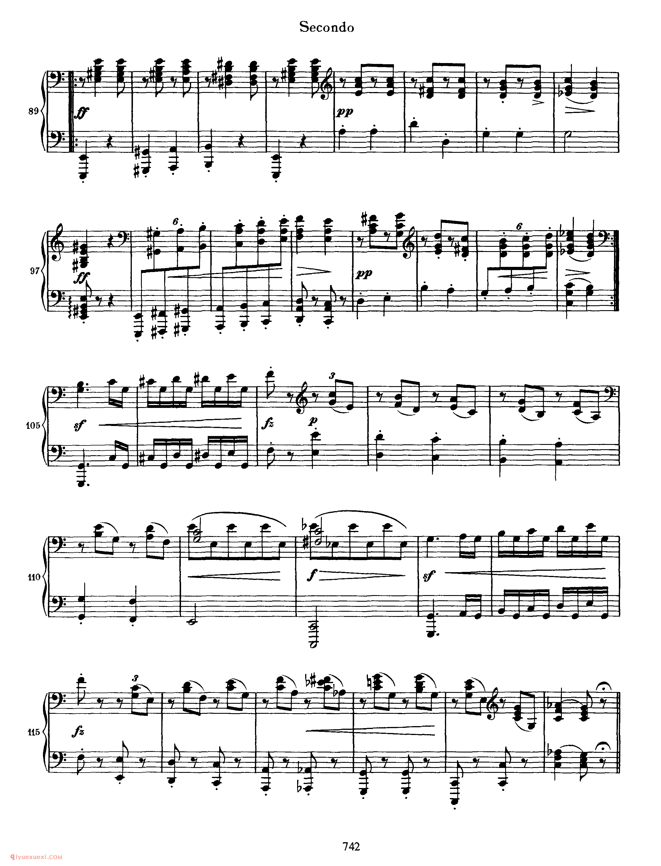 Hungarian Dance No. 8 in A Minor_勃拉姆斯《匈牙利舞曲》四手联弹