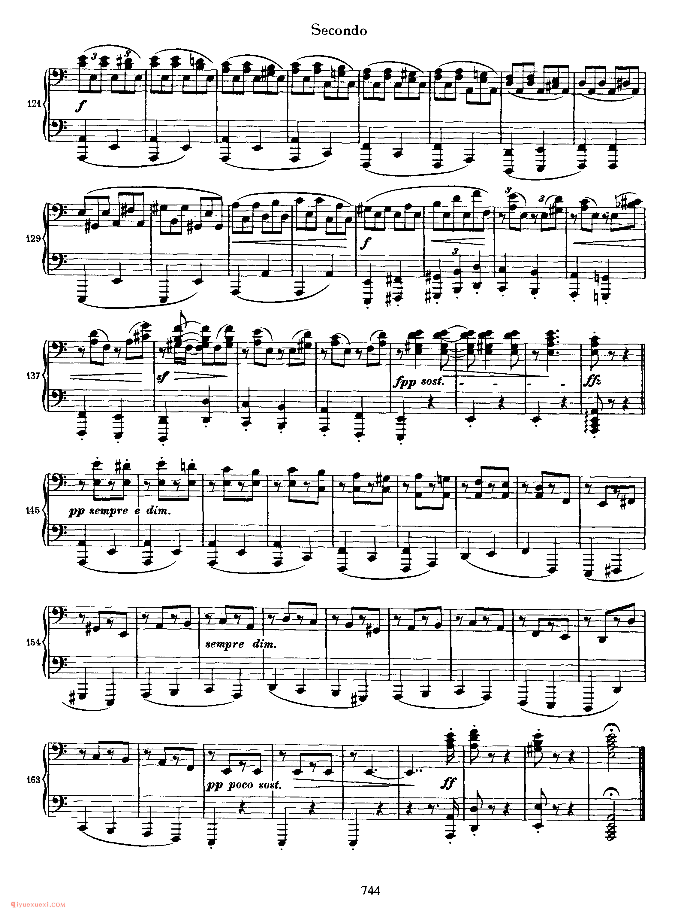 Hungarian Dance No. 8 in A Minor_勃拉姆斯《匈牙利舞曲》四手联弹