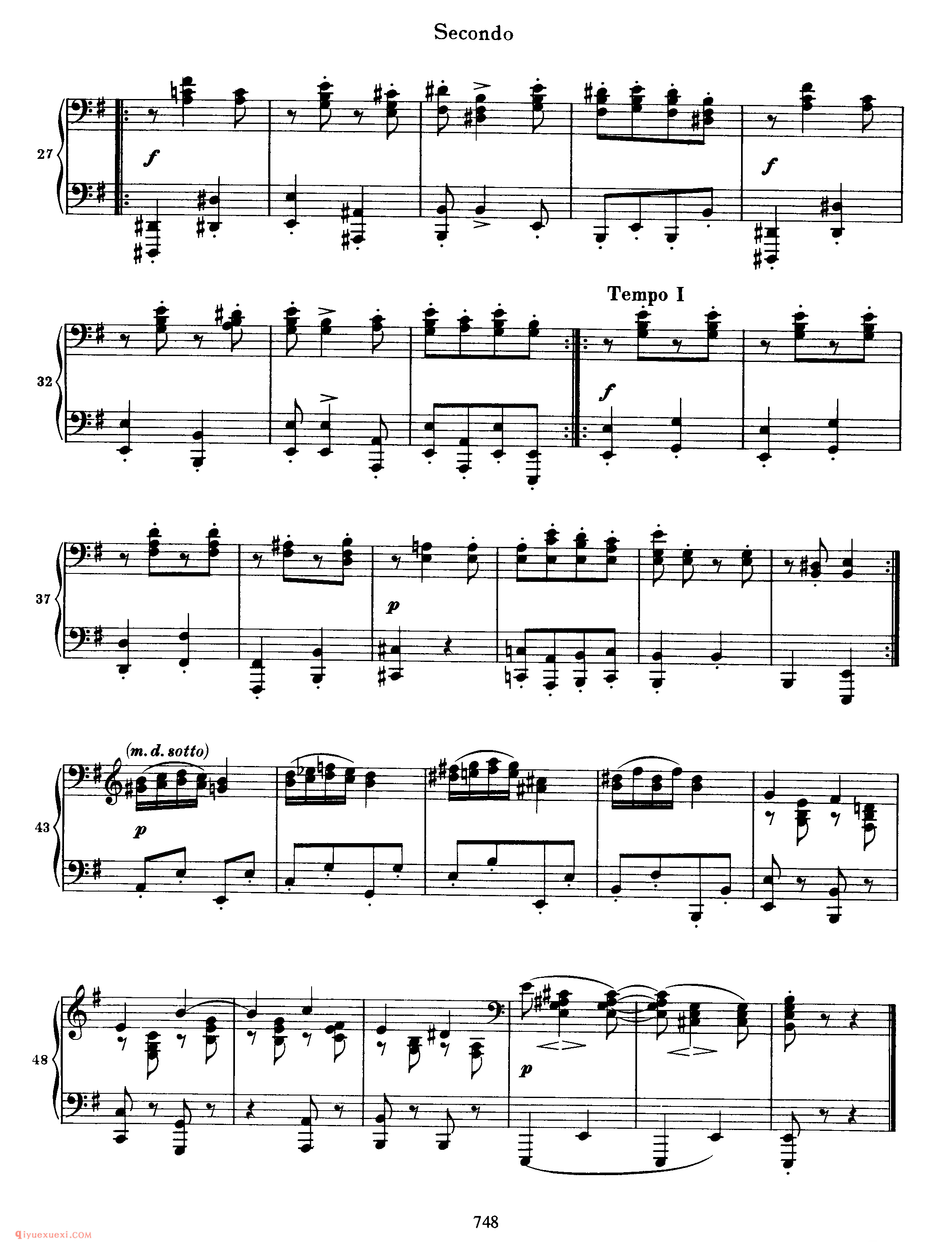 Hungarian Dance No.9 in E Minor_勃拉姆斯《匈牙利舞曲》四手联弹