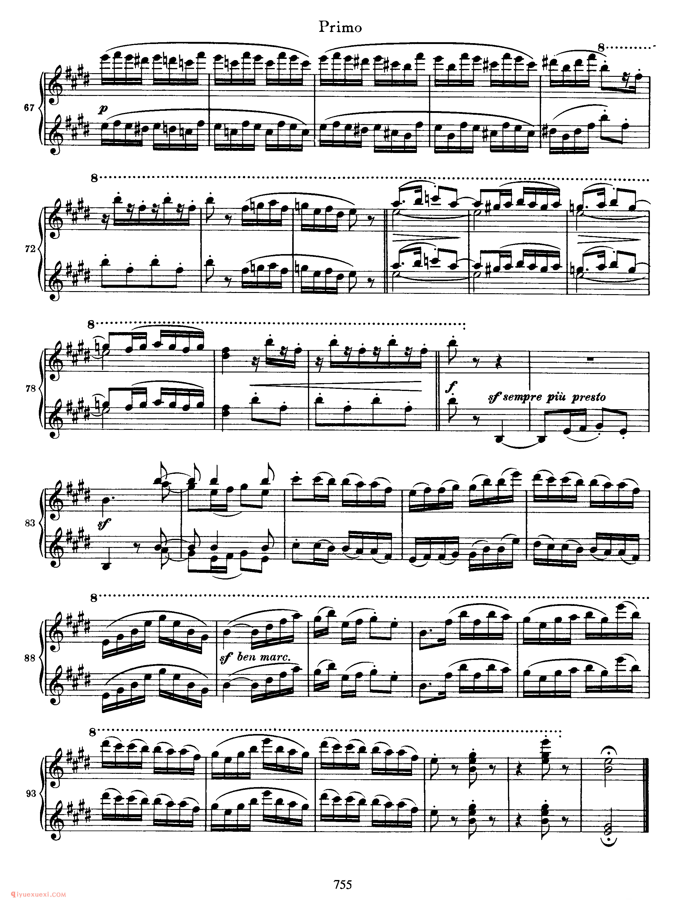 Hungarian Dance No.10 in E Major_勃拉姆斯《匈牙利舞曲》四手联弹