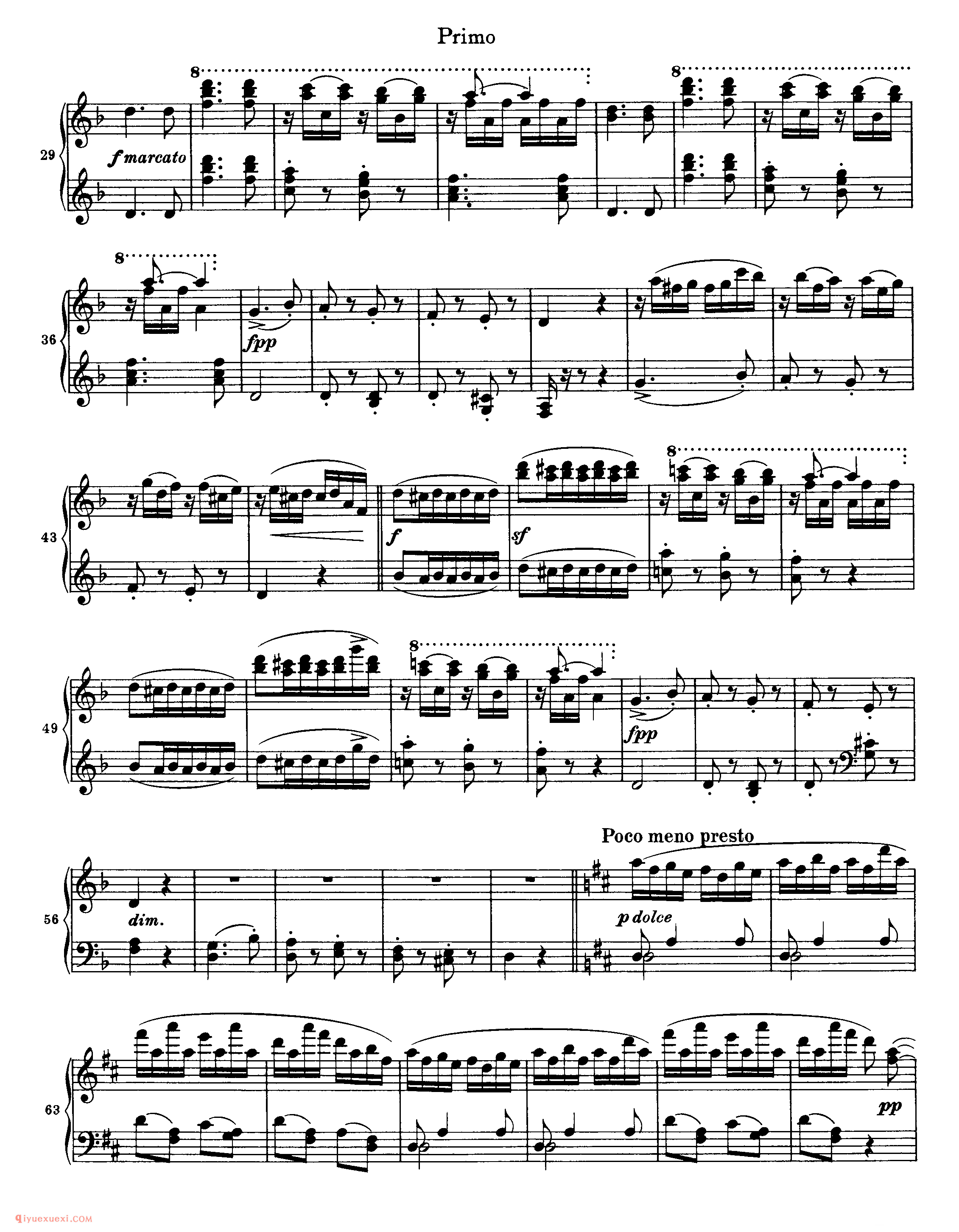 Hungarian Dance No.12 in D Minor_勃拉姆斯《匈牙利舞曲》四手联弹