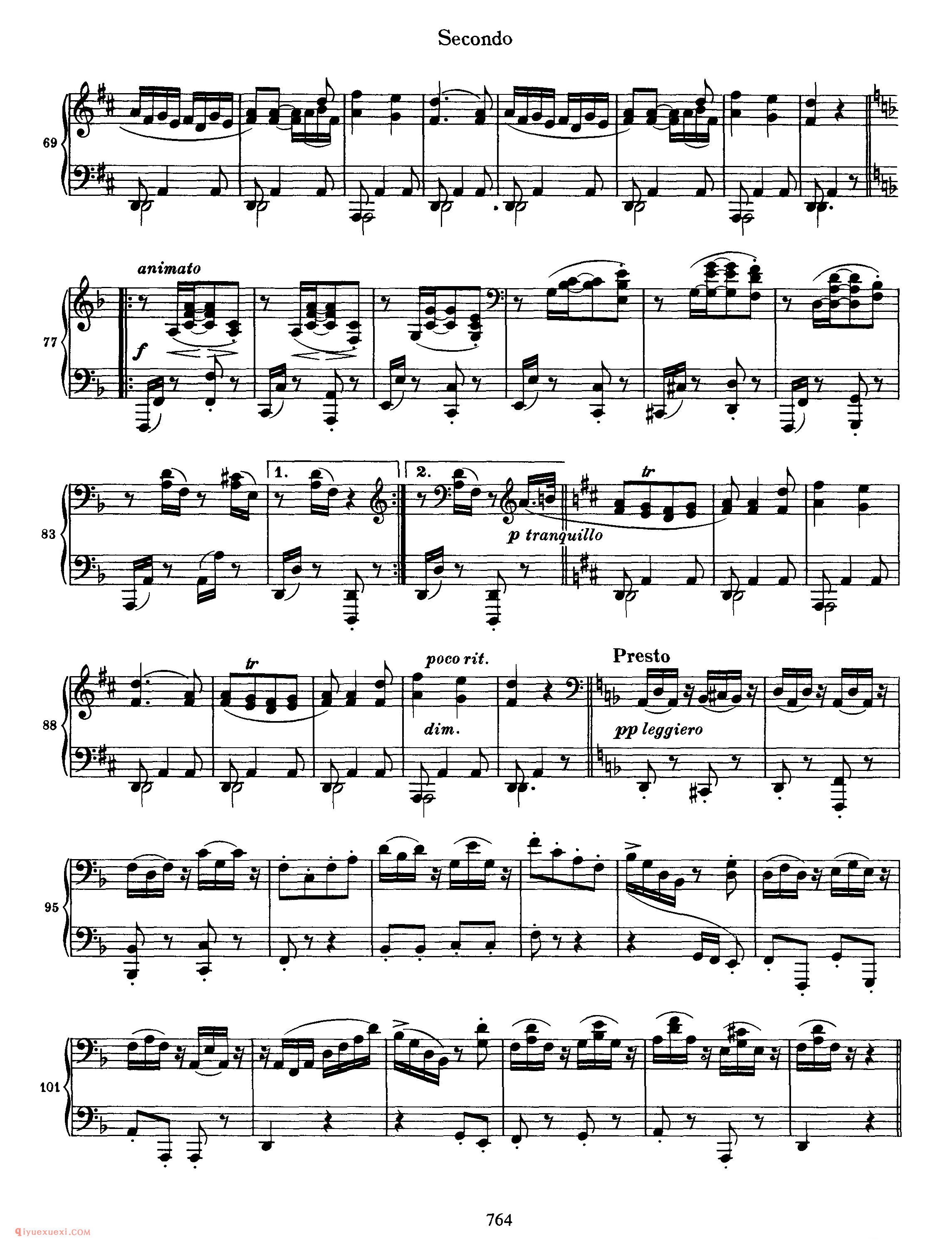 Hungarian Dance No.12 in D Minor_勃拉姆斯《匈牙利舞曲》四手联弹