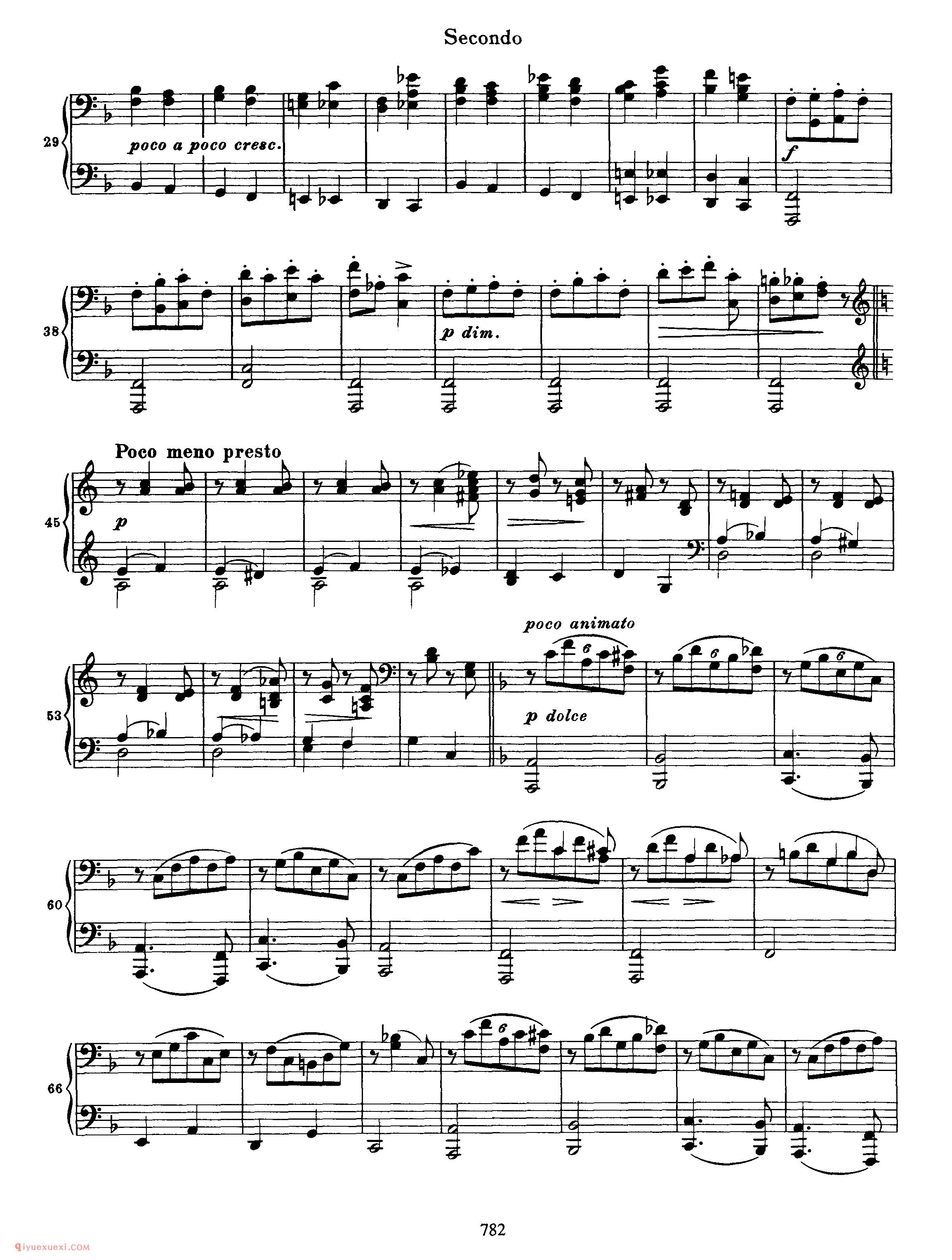 Hungarian Dance No. 16 in F Minor_勃拉姆斯《匈牙利舞曲》四手联弹