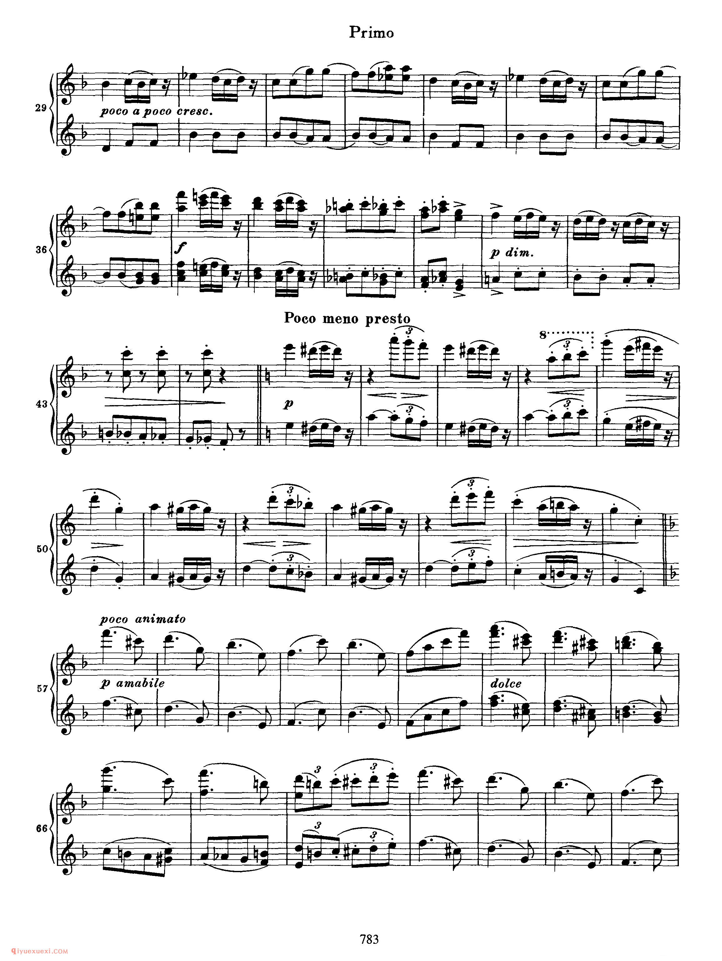 Hungarian Dance No. 16 in F Minor_勃拉姆斯《匈牙利舞曲》四手联弹