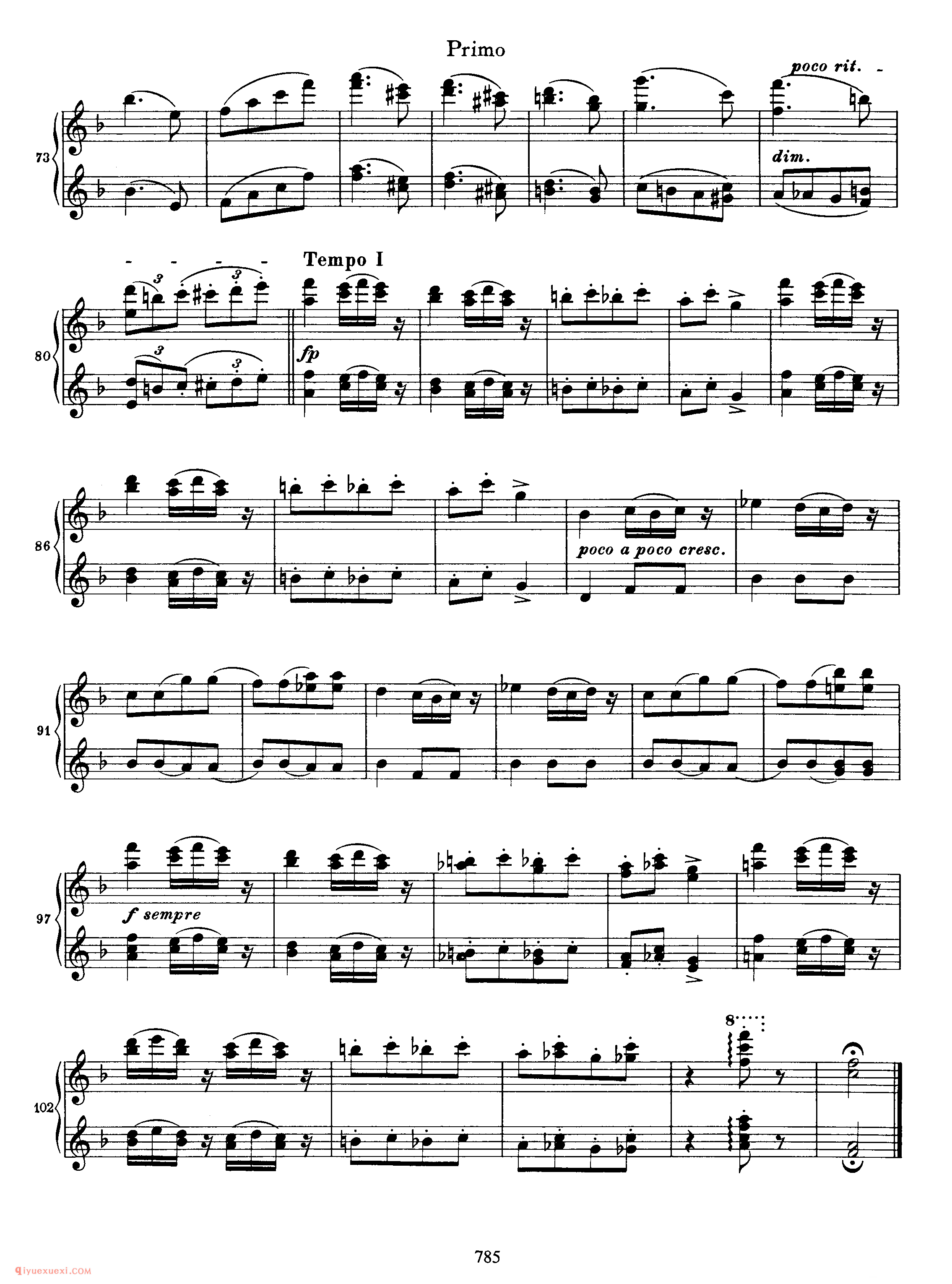 Hungarian Dance No. 16 in F Minor_勃拉姆斯《匈牙利舞曲》四手联弹