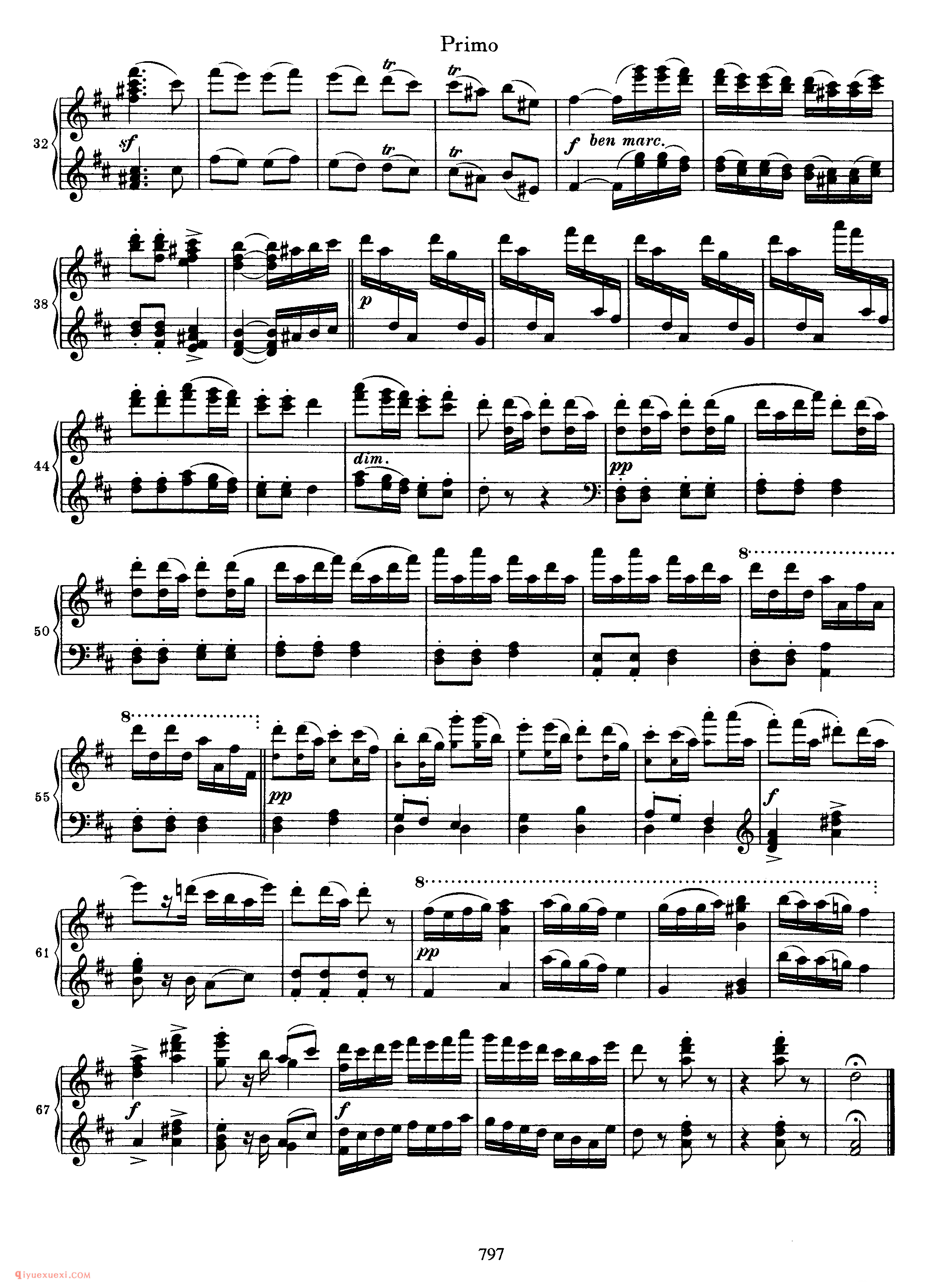 Hungarian Dance No. 18 in D Major_勃拉姆斯《匈牙利舞曲》四手联弹