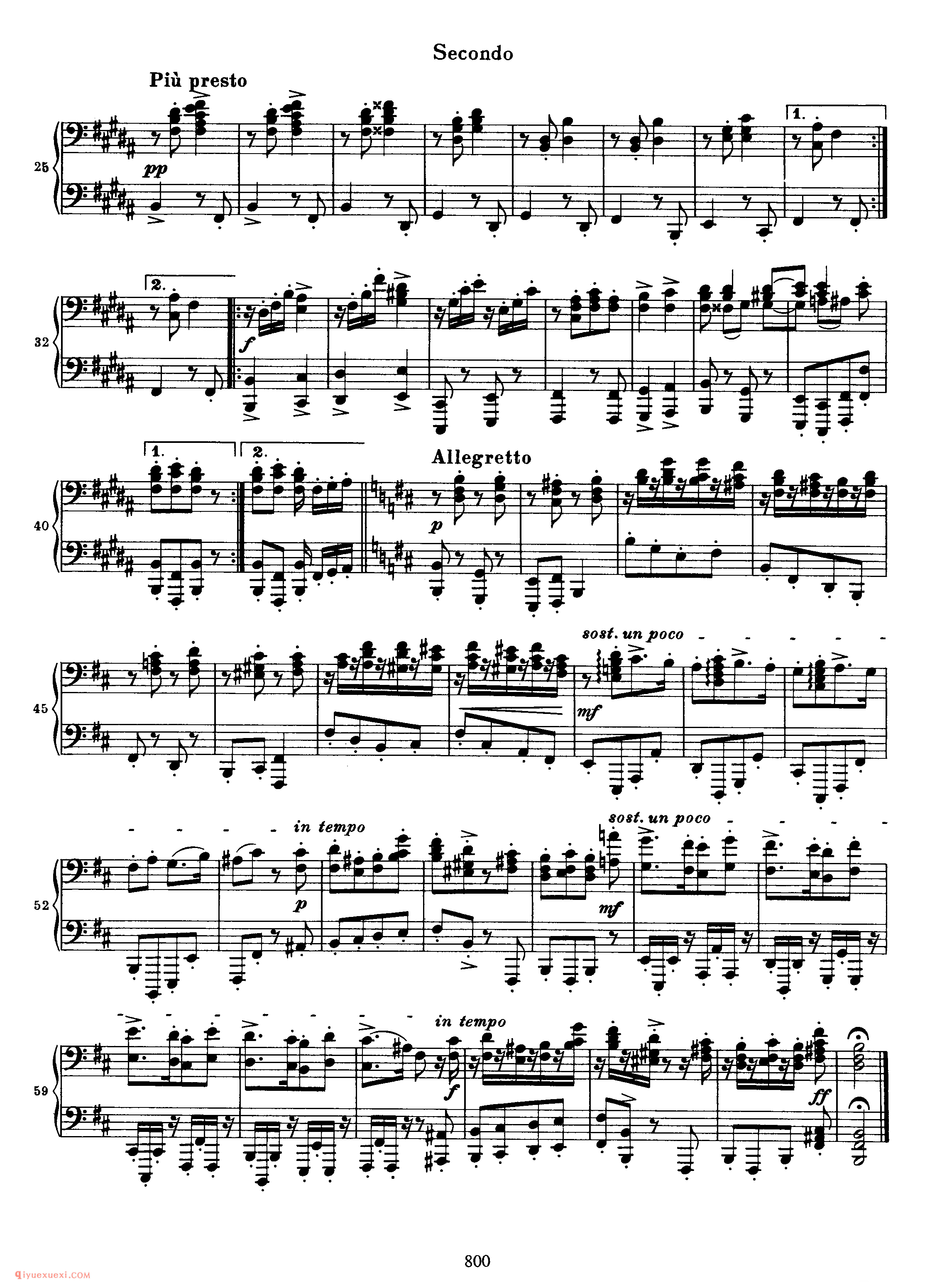 Hungarian Dance No.19 in B Minor_勃拉姆斯《匈牙利舞曲》四手联弹