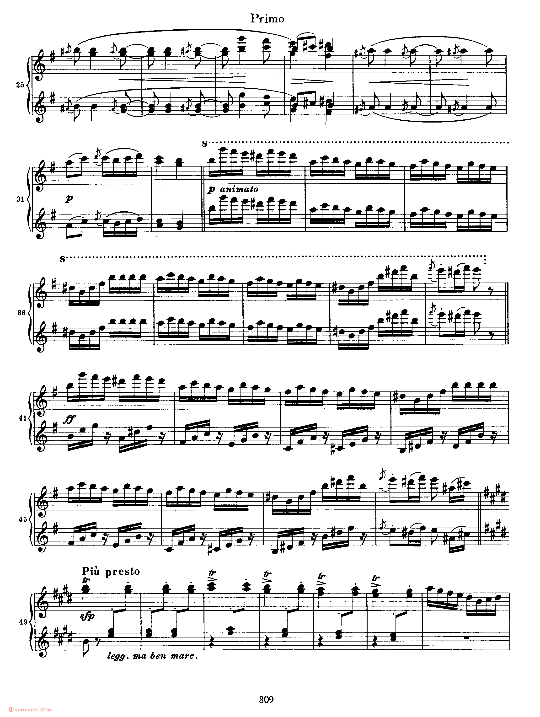 Hungarian Dance No.21 in E Minor_勃拉姆斯《匈牙利舞曲》四手联弹