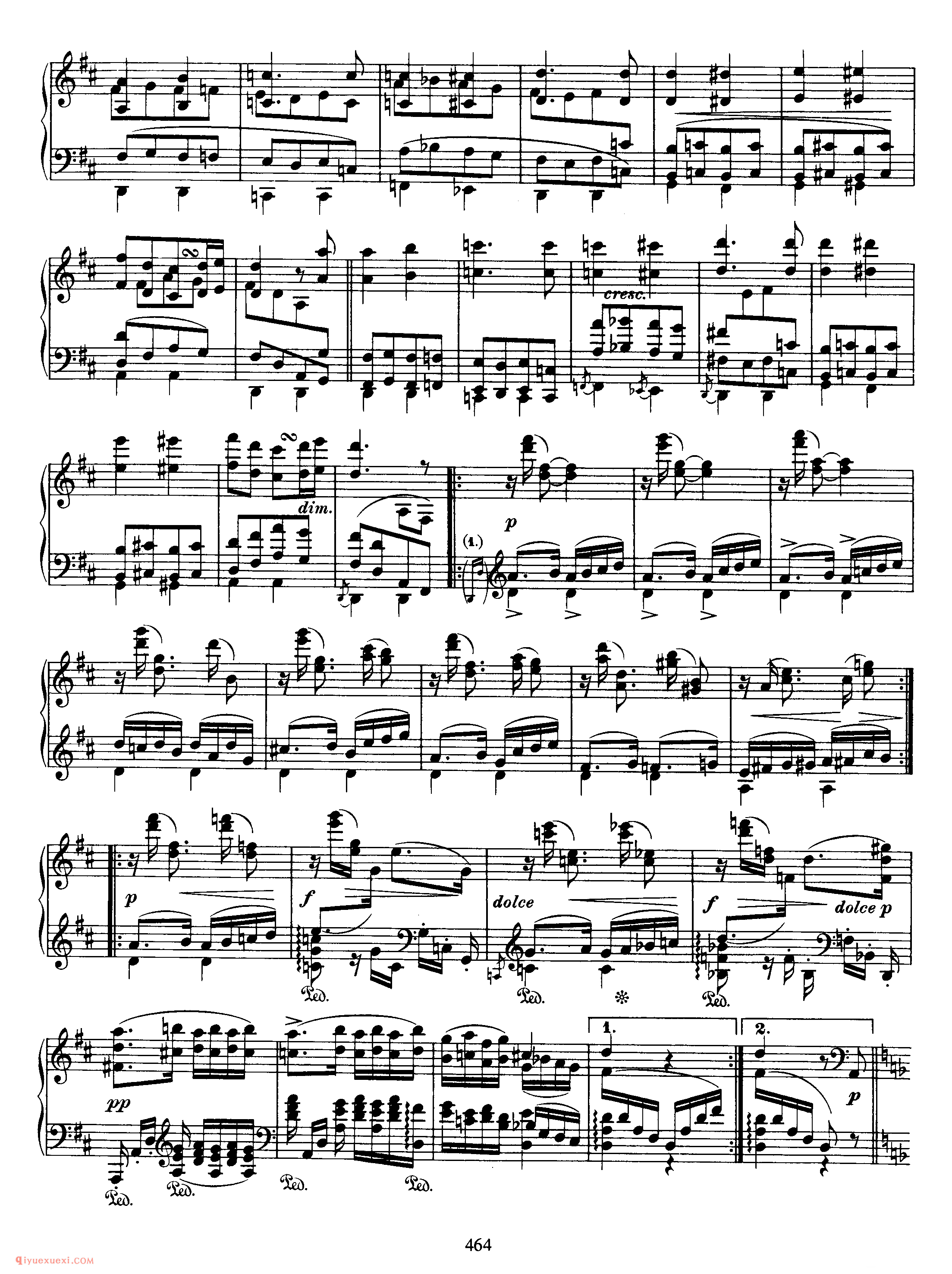 Theme and Variations for Clara Schumann_变奏曲_勃拉姆斯