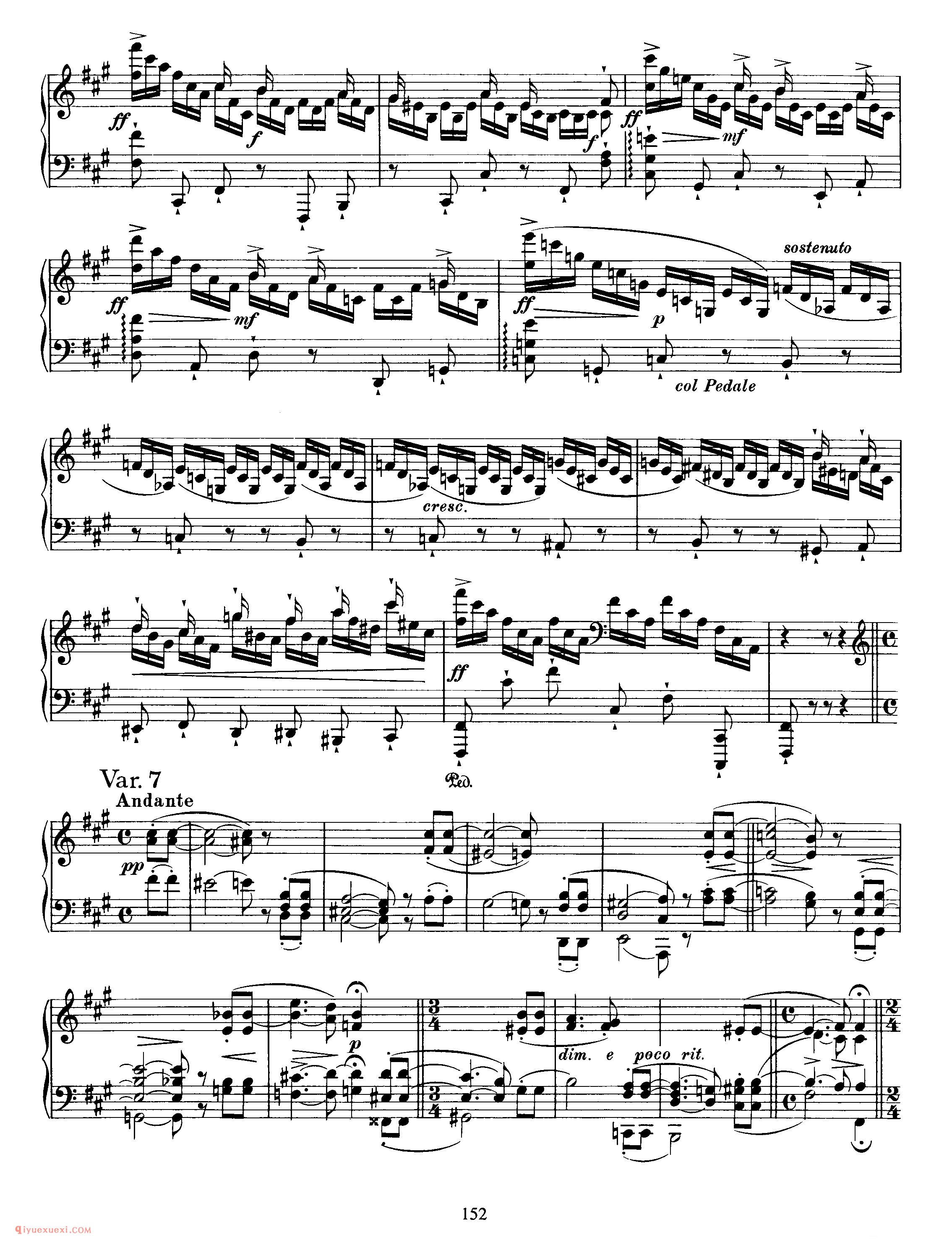 Variations on a Theme by Schumann, Op 9_变奏曲_勃拉姆斯