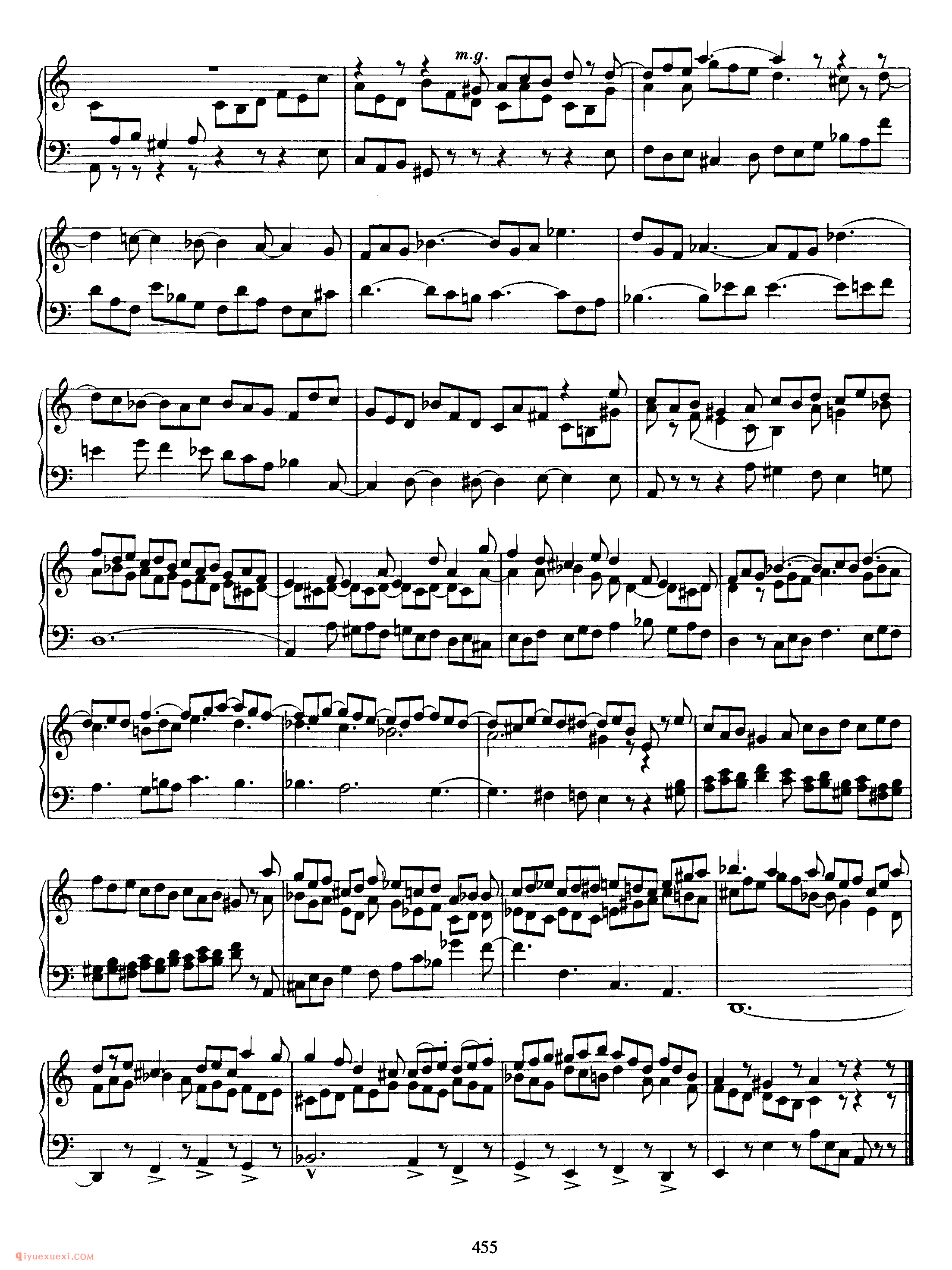 勃拉姆斯 2首吉格舞曲 2 Gigues Brahms_约翰内斯·勃拉姆斯钢琴乐曲