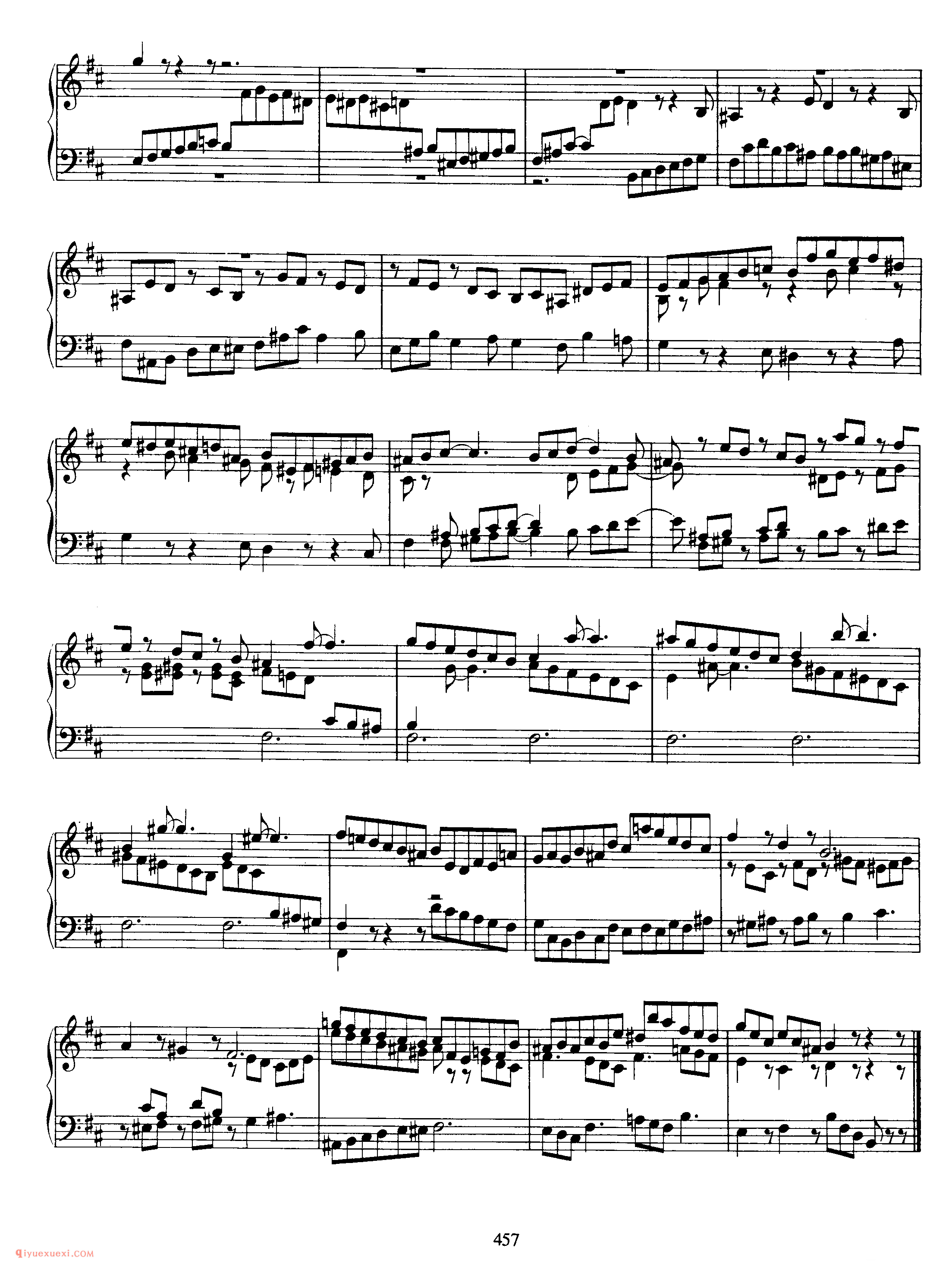 勃拉姆斯 2首吉格舞曲 2 Gigues Brahms_约翰内斯·勃拉姆斯钢琴乐曲