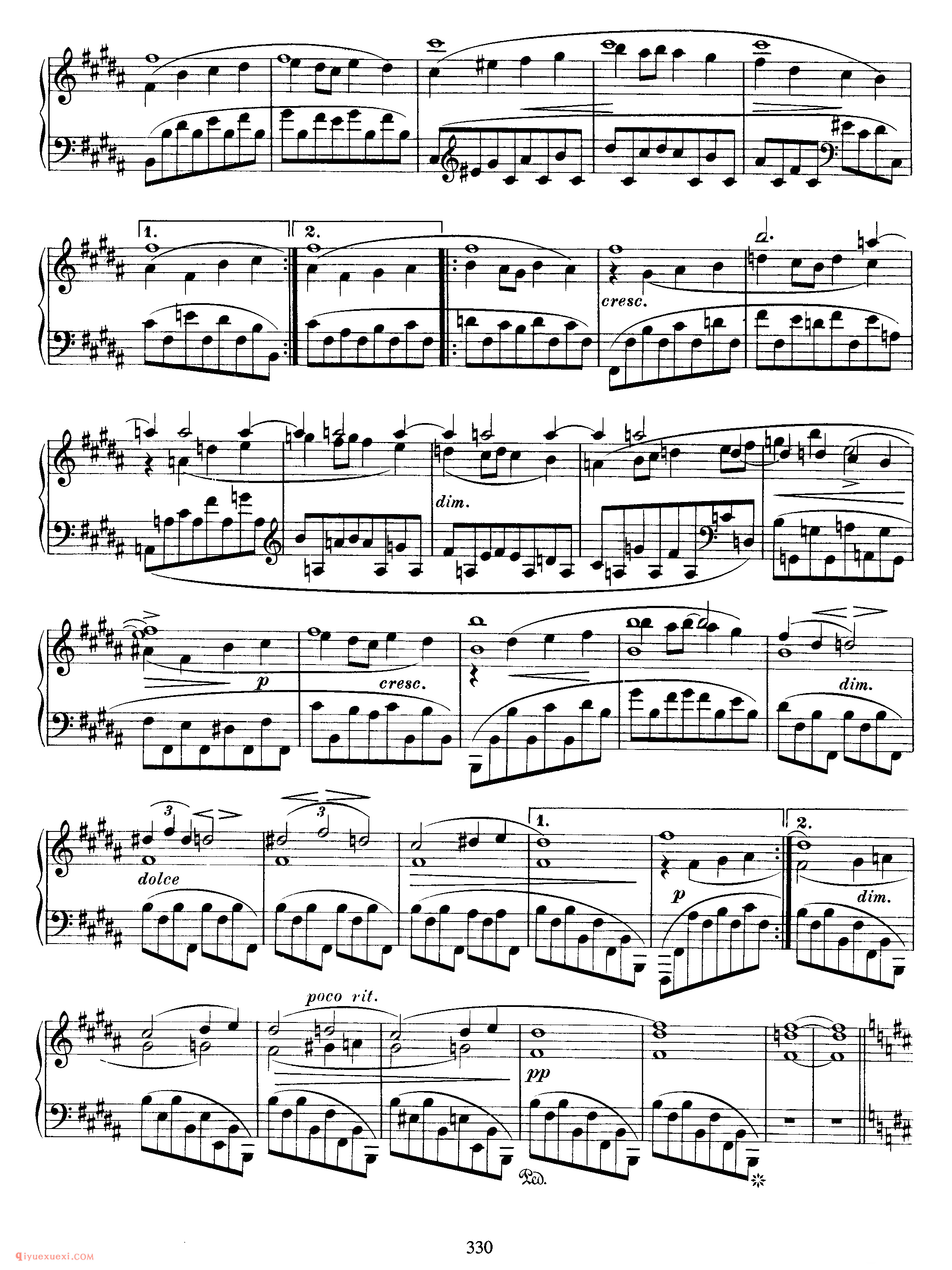 勃拉姆斯两首狂想曲_Brahms Rhapsodies Op.79_约翰内斯·勃拉姆斯钢琴乐曲