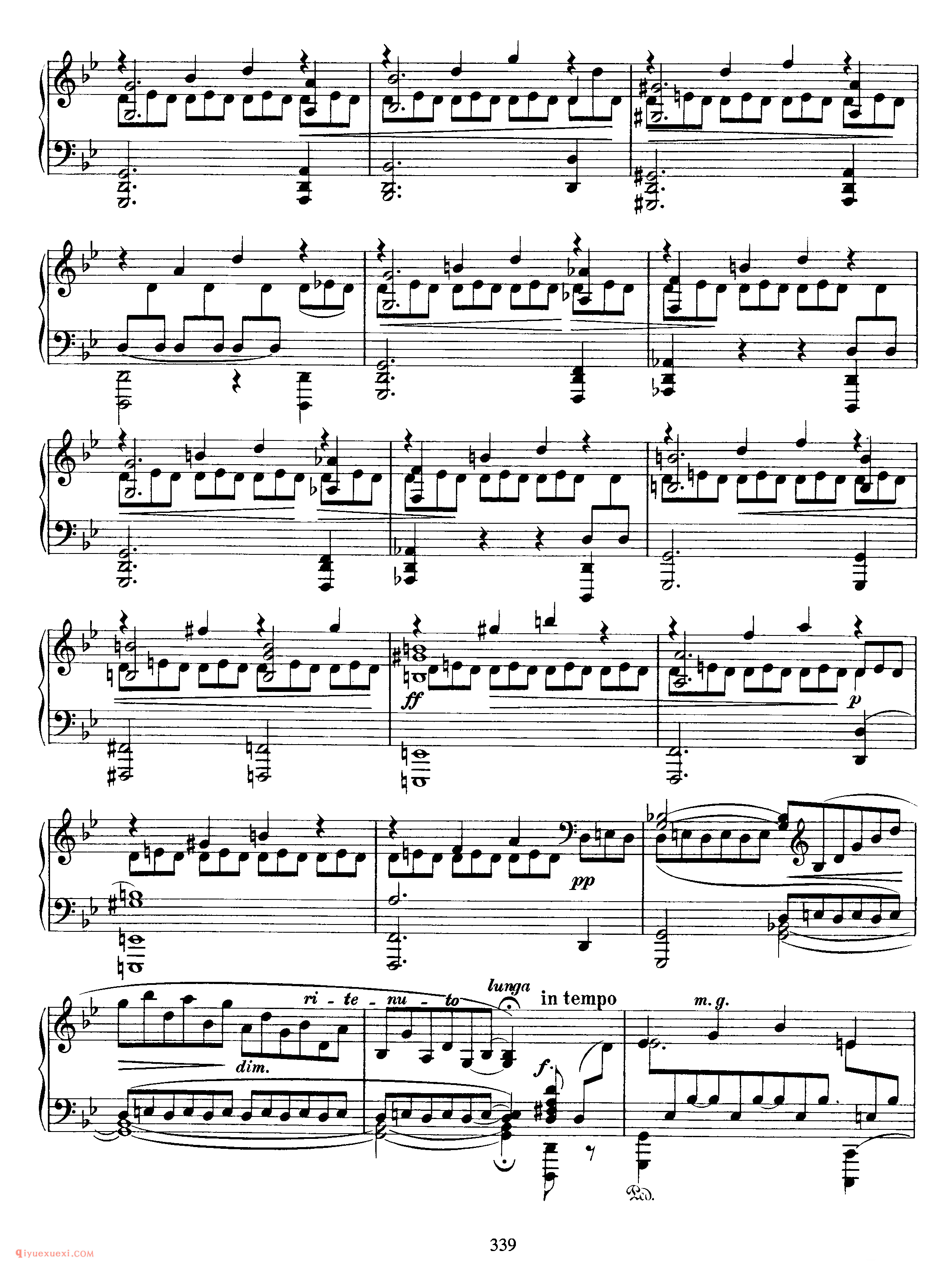 勃拉姆斯两首狂想曲_Brahms Rhapsodies Op.79_约翰内斯·勃拉姆斯钢琴乐曲