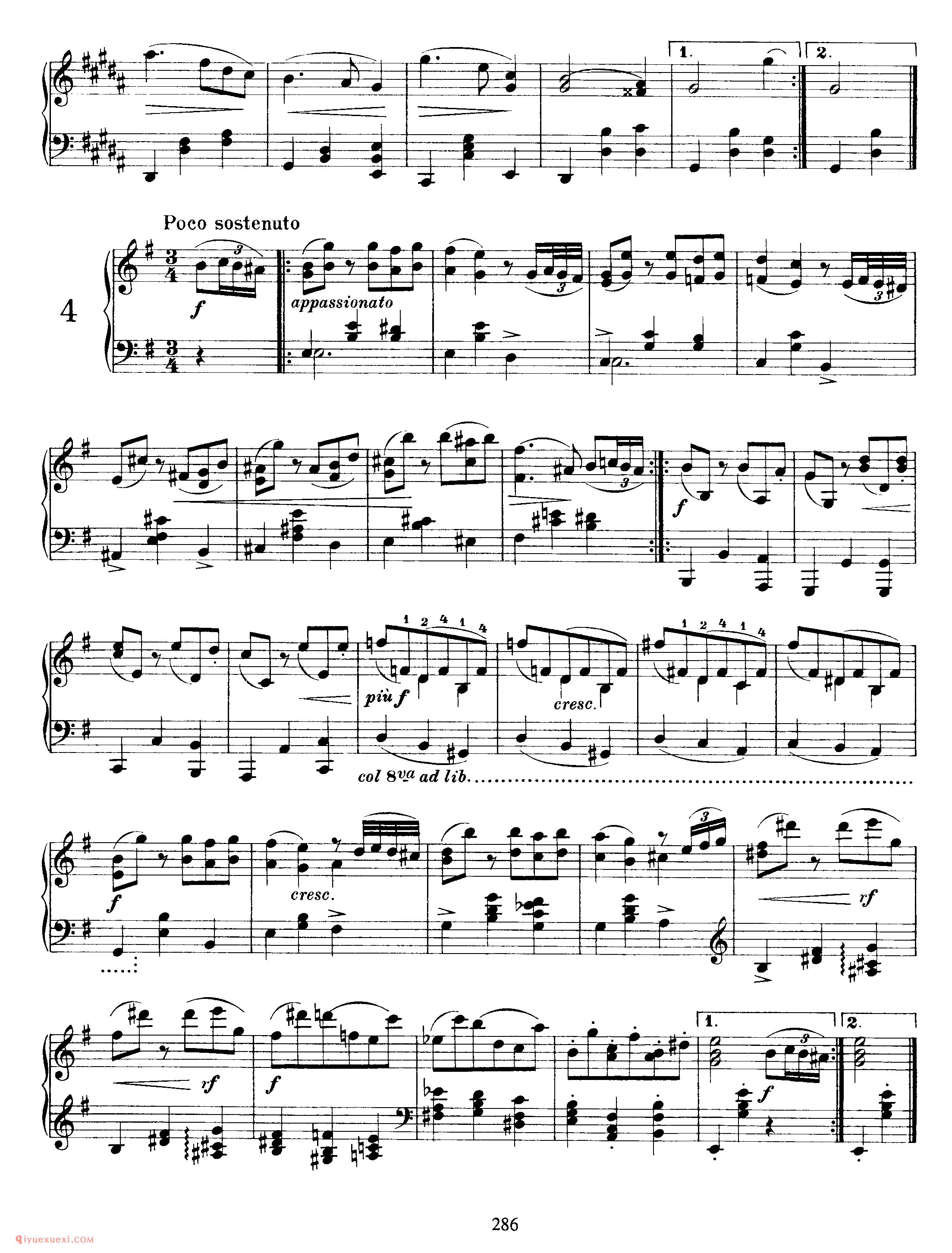 勃拉姆斯《16首圆舞曲》作品39_Waltzes, Op 39 (Simplified)_约翰内斯·勃拉姆斯钢琴乐谱