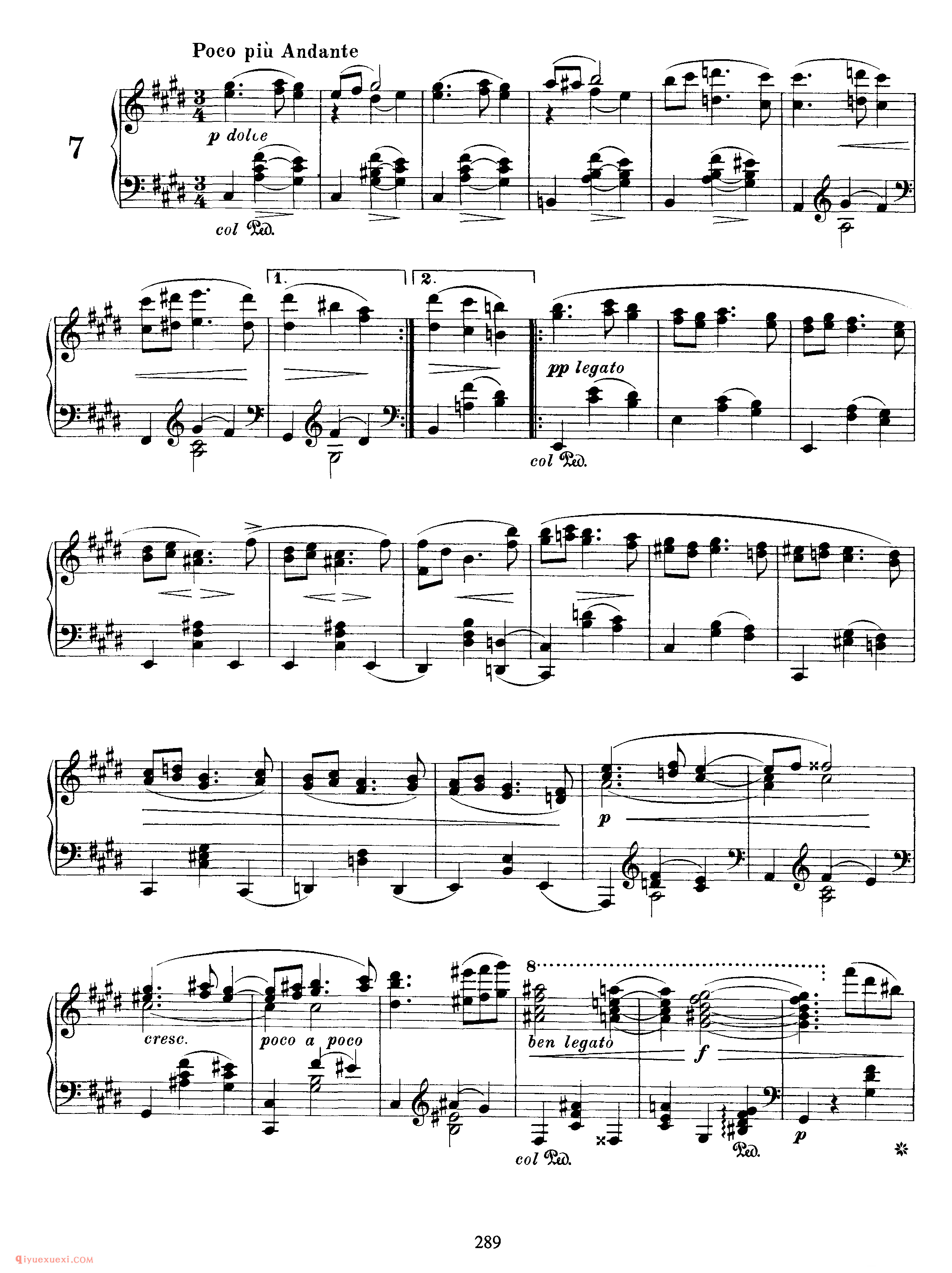 勃拉姆斯《16首圆舞曲》作品39_Waltzes, Op 39 (Simplified)_约翰内斯·勃拉姆斯钢琴乐谱