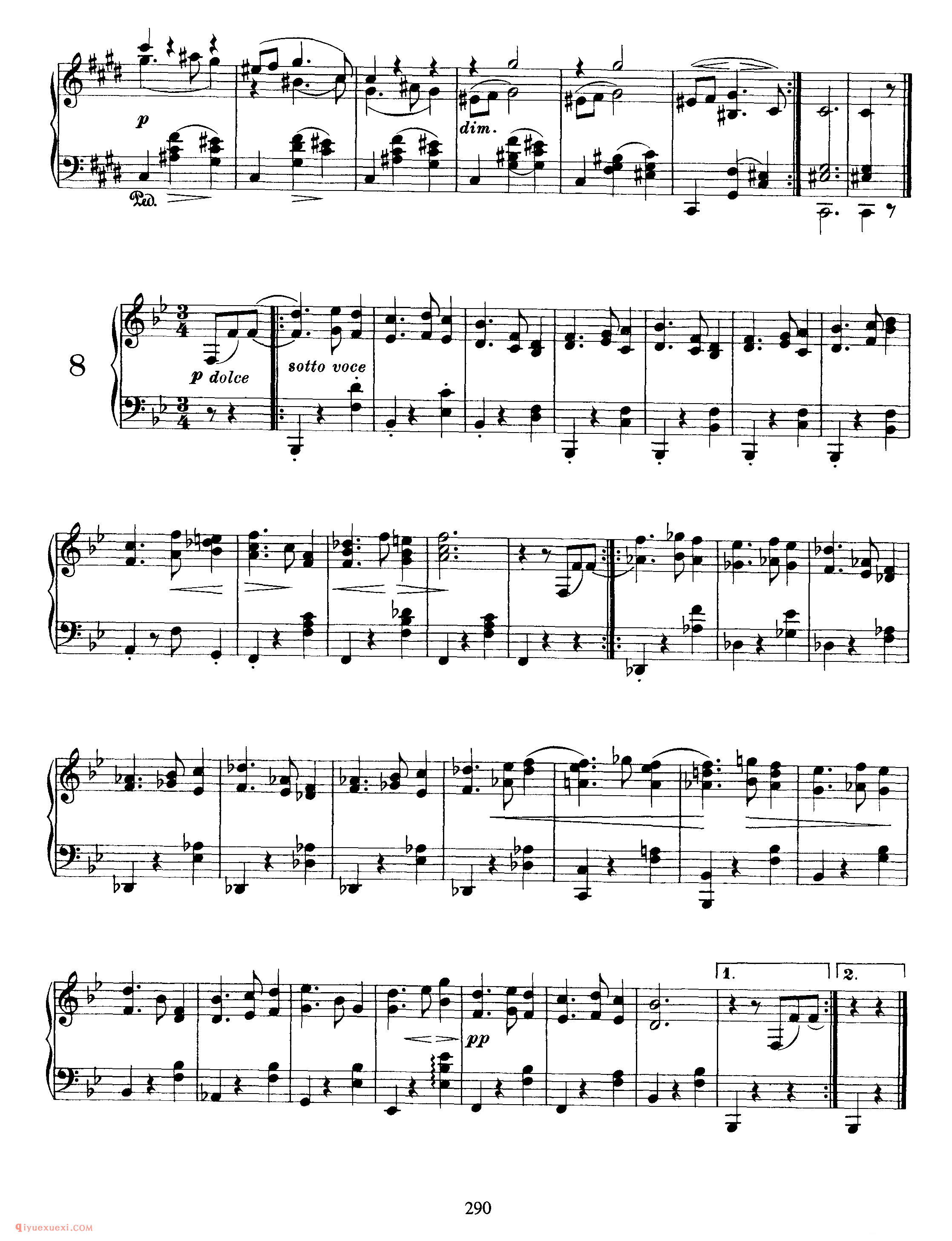 勃拉姆斯《16首圆舞曲》作品39_Waltzes, Op 39 (Simplified)_约翰内斯·勃拉姆斯钢琴乐谱