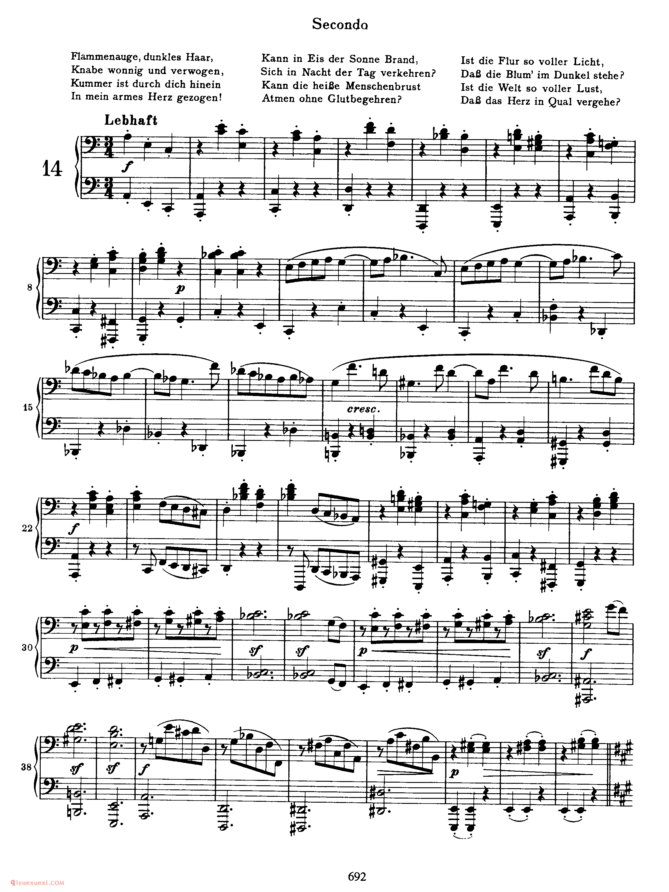 勃拉姆斯新情歌圆舞曲四手联弹作品65_New Liebeslieder Waltzes, Op 65a (4 Hands)_约翰内斯·勃拉姆斯钢琴乐谱