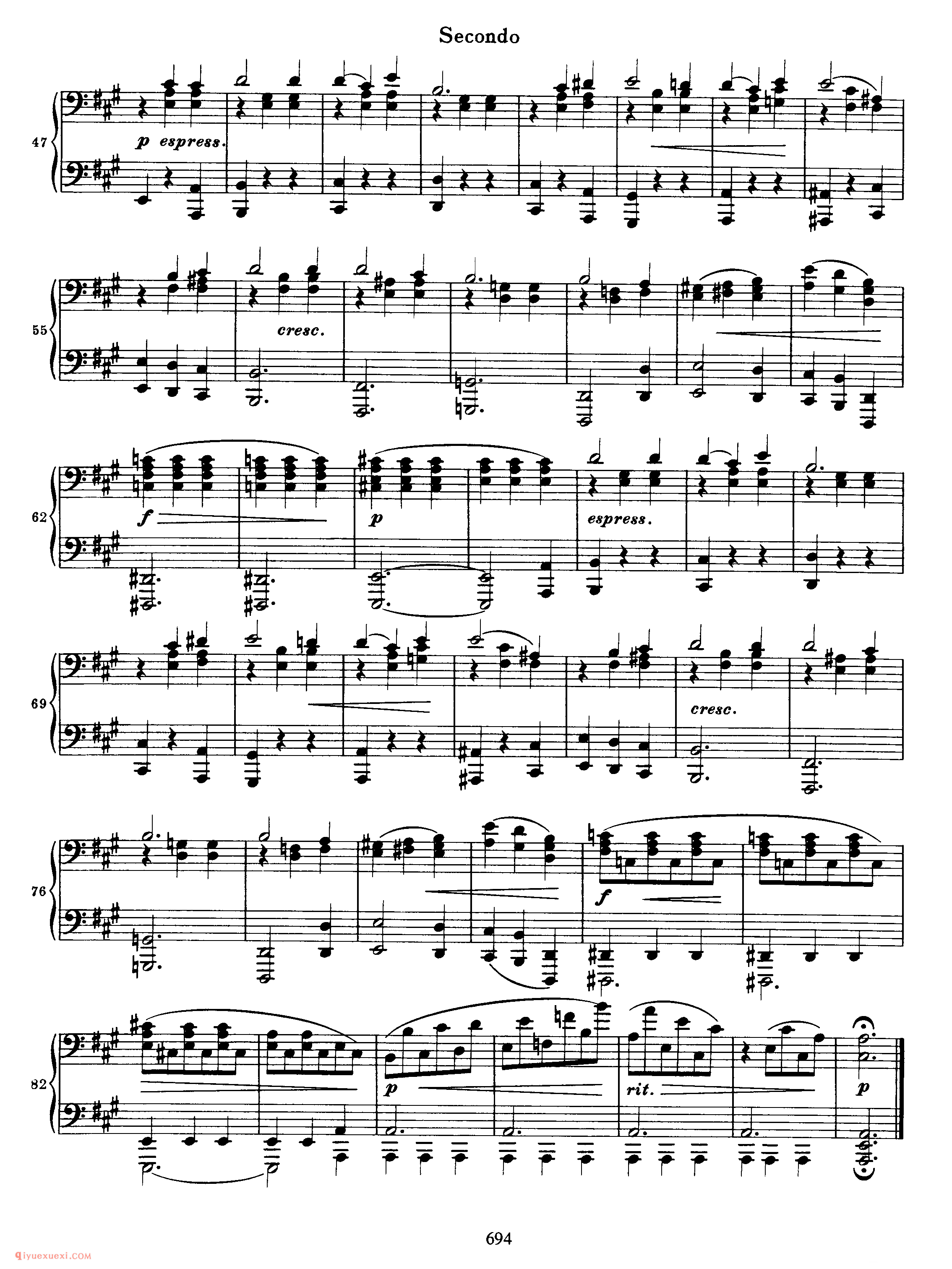 勃拉姆斯新情歌圆舞曲四手联弹作品65_New Liebeslieder Waltzes, Op 65a (4 Hands)_约翰内斯·勃拉姆斯钢琴乐谱