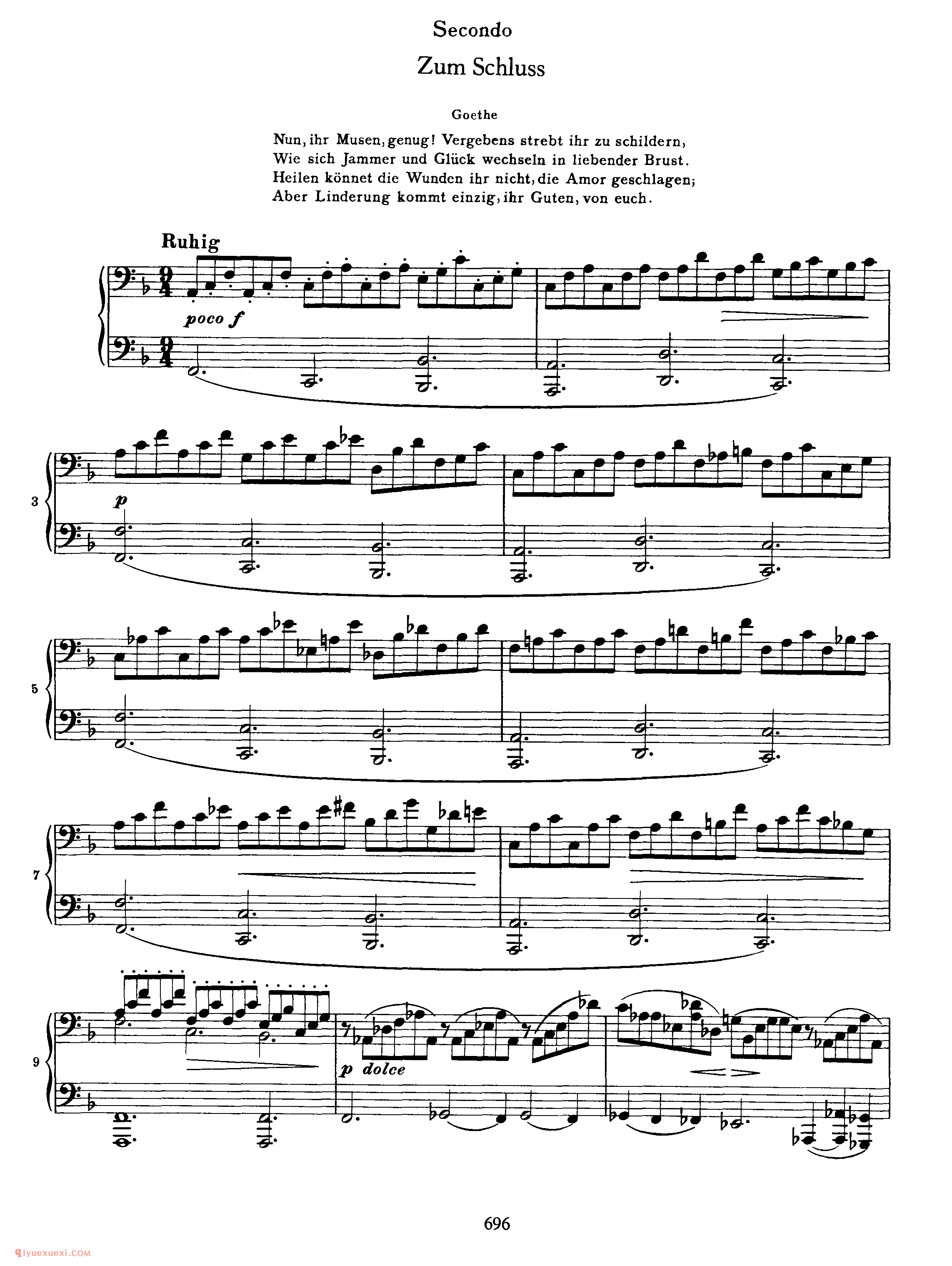 勃拉姆斯新情歌圆舞曲四手联弹作品65_New Liebeslieder Waltzes, Op 65a (4 Hands)_约翰内斯·勃拉姆斯钢琴乐谱