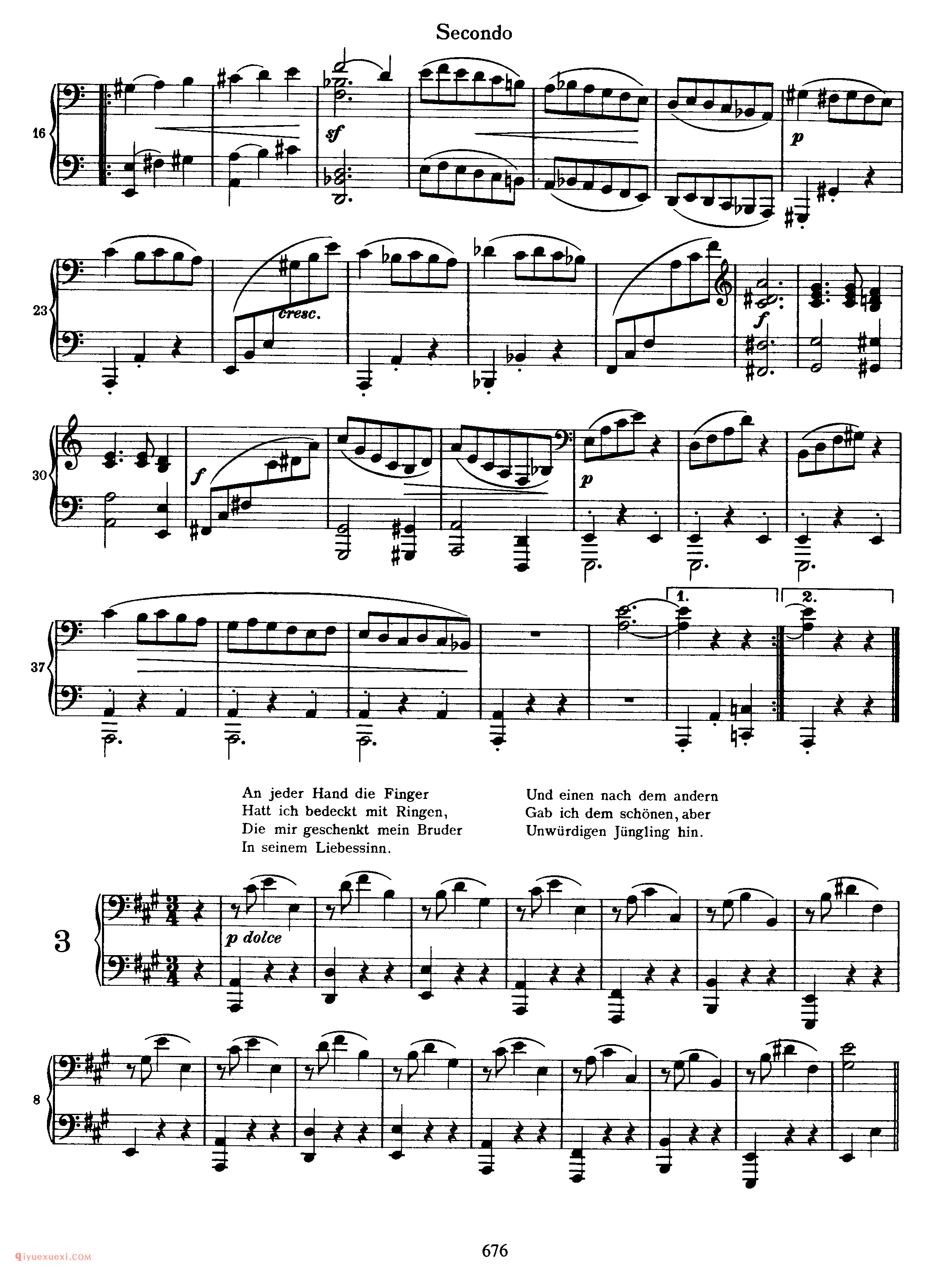 勃拉姆斯新情歌圆舞曲四手联弹作品65_New Liebeslieder Waltzes, Op 65a (4 Hands)_约翰内斯·勃拉姆斯钢琴乐谱