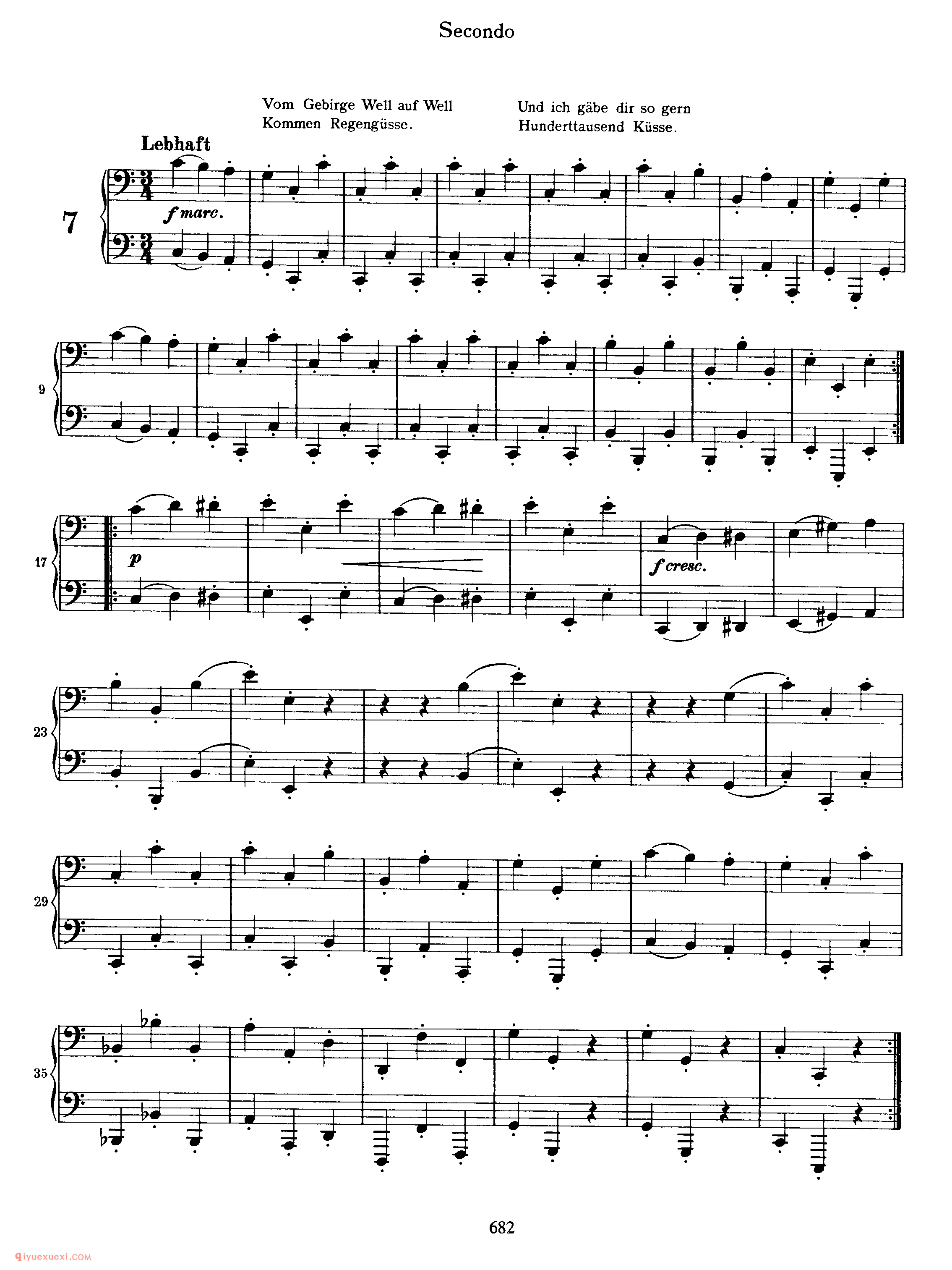 勃拉姆斯新情歌圆舞曲四手联弹作品65_New Liebeslieder Waltzes, Op 65a (4 Hands)_约翰内斯·勃拉姆斯钢琴乐谱