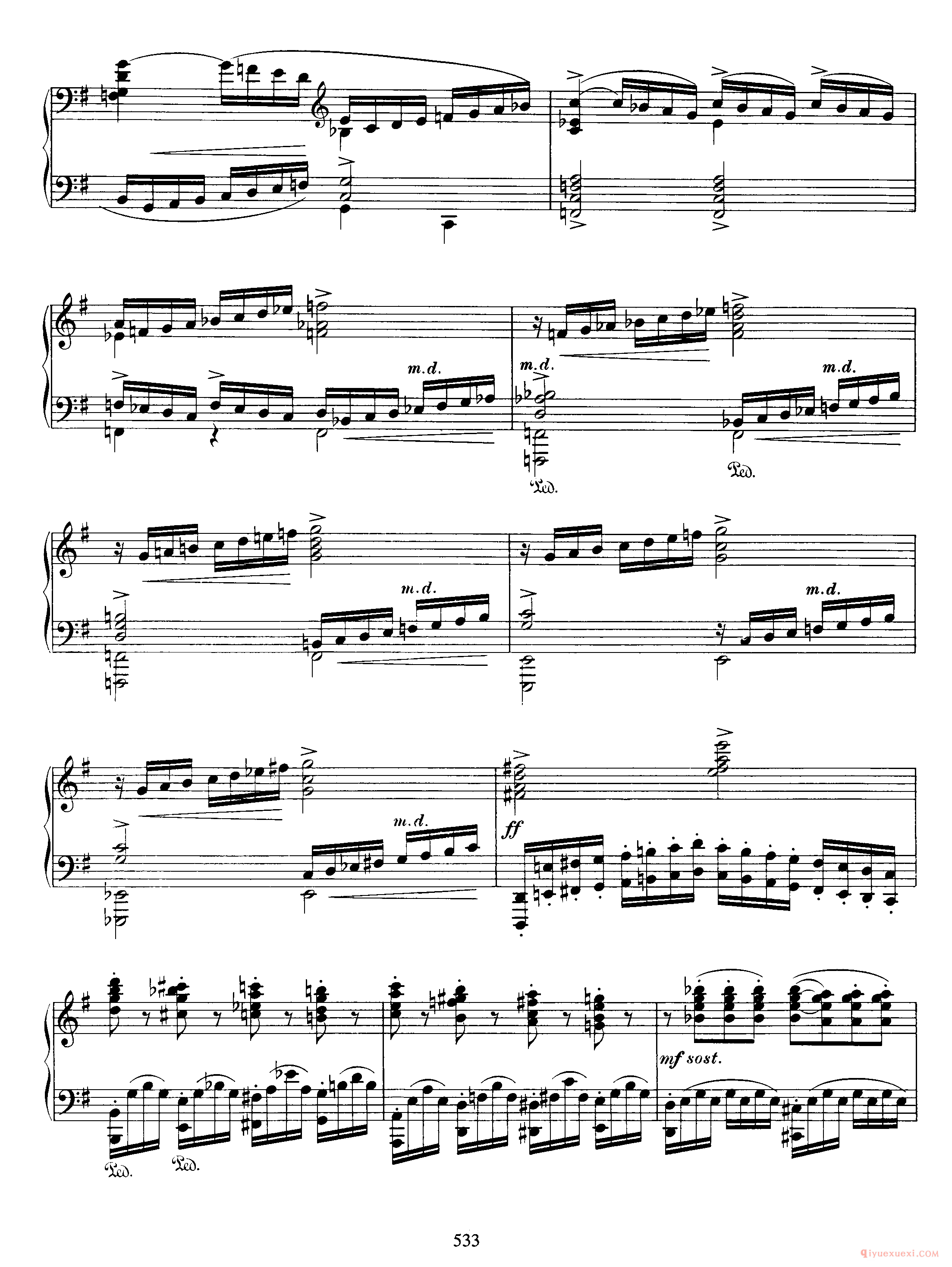 2 Cadenzas for Beethoven's Piano Concerto in G, Op 58_勃拉姆斯协奏曲华彩