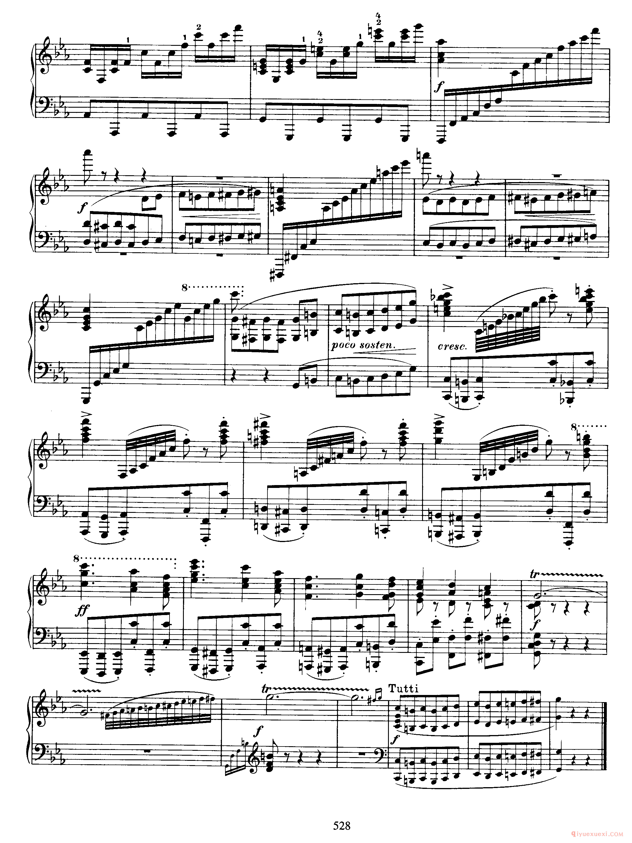 Cadenzafor Mozart's Piano Concerto in C Minor, K. 491_勃拉姆斯协奏曲华彩