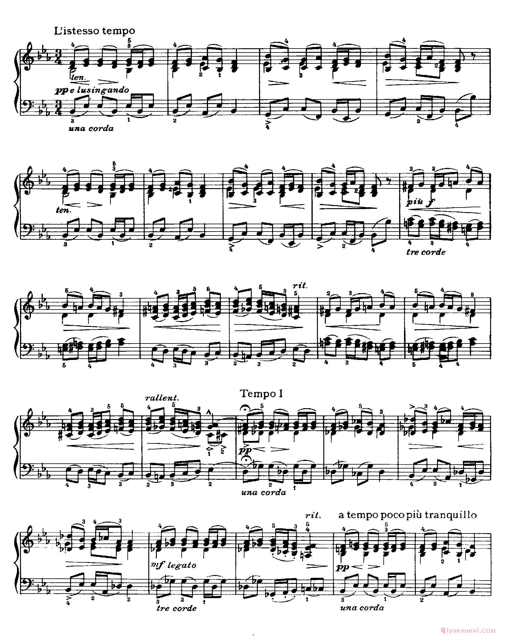 柴科夫斯基《二首小品》作品1_Tchaikovsky 2.Pieces.Op.1