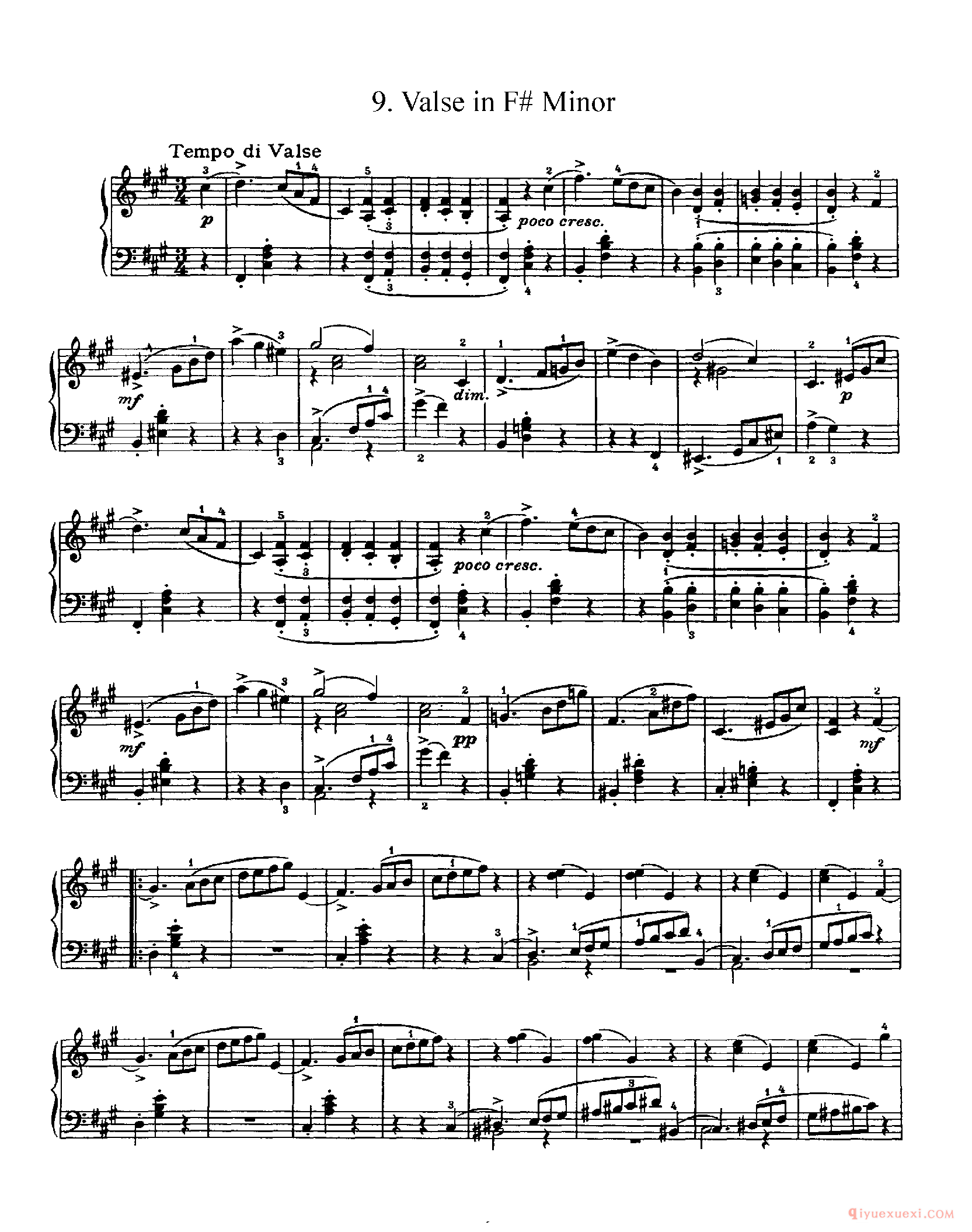 柴科夫斯基《十二首中等难度小品》作品40_Tchaikovsky 12 Pieces Op.40