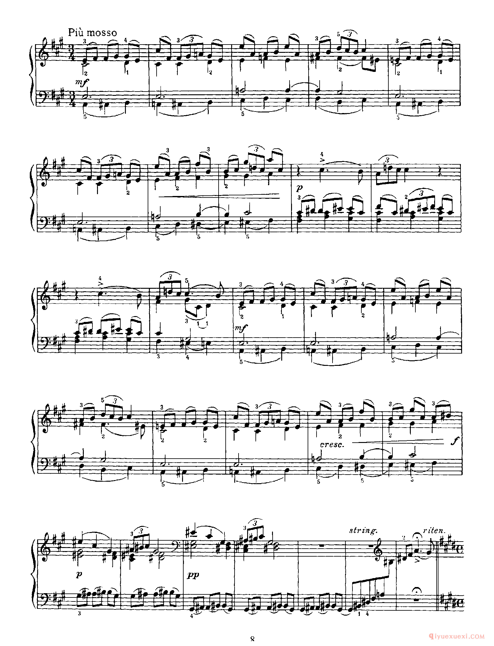 柴科夫斯基《6首钢琴小品》作品19_Tchaikovsky Six Pieces Op.19