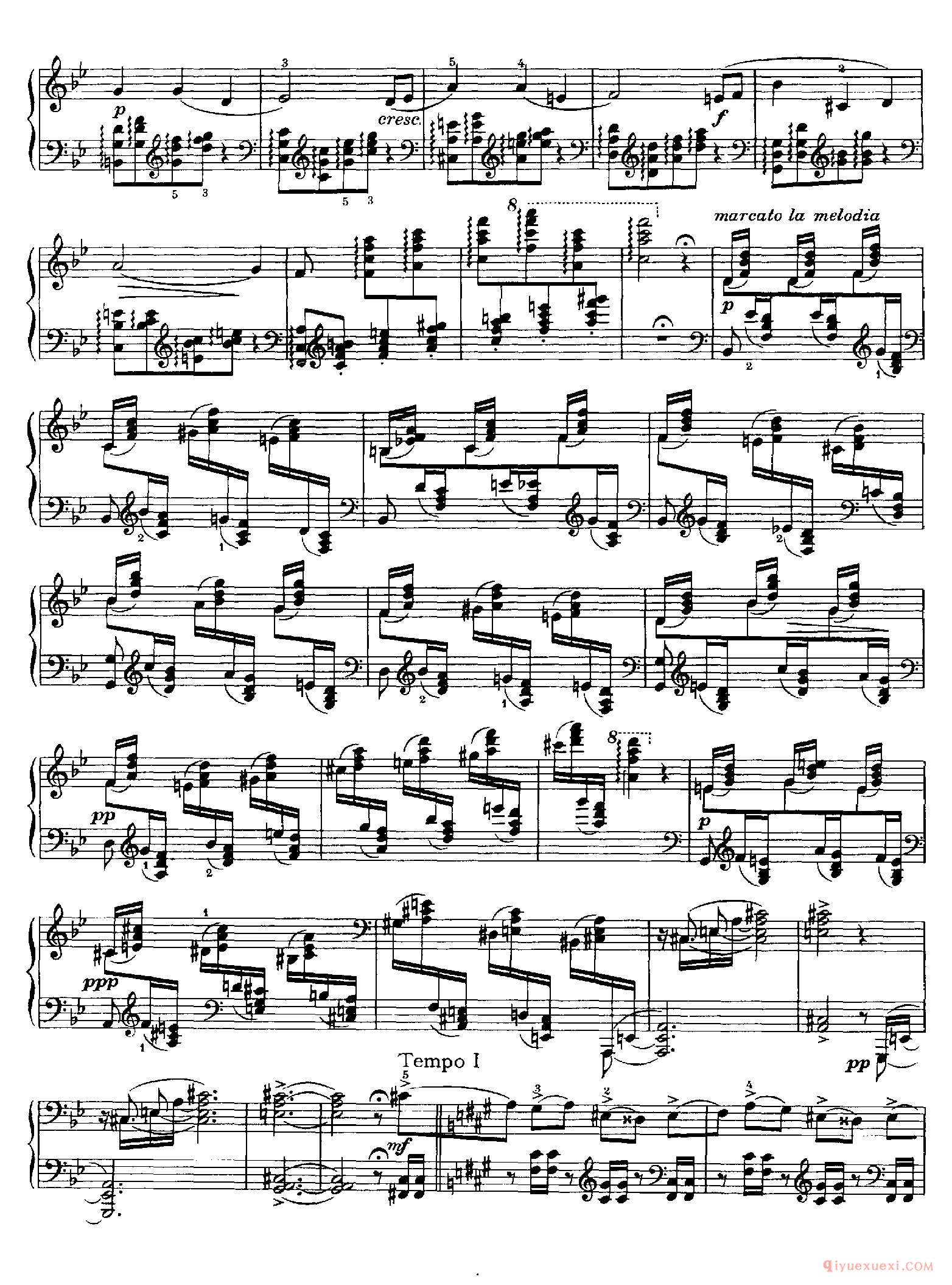 柴可夫斯基《降G大调随想曲》作品Op.8_Capriccio in G-flat Major Op.8