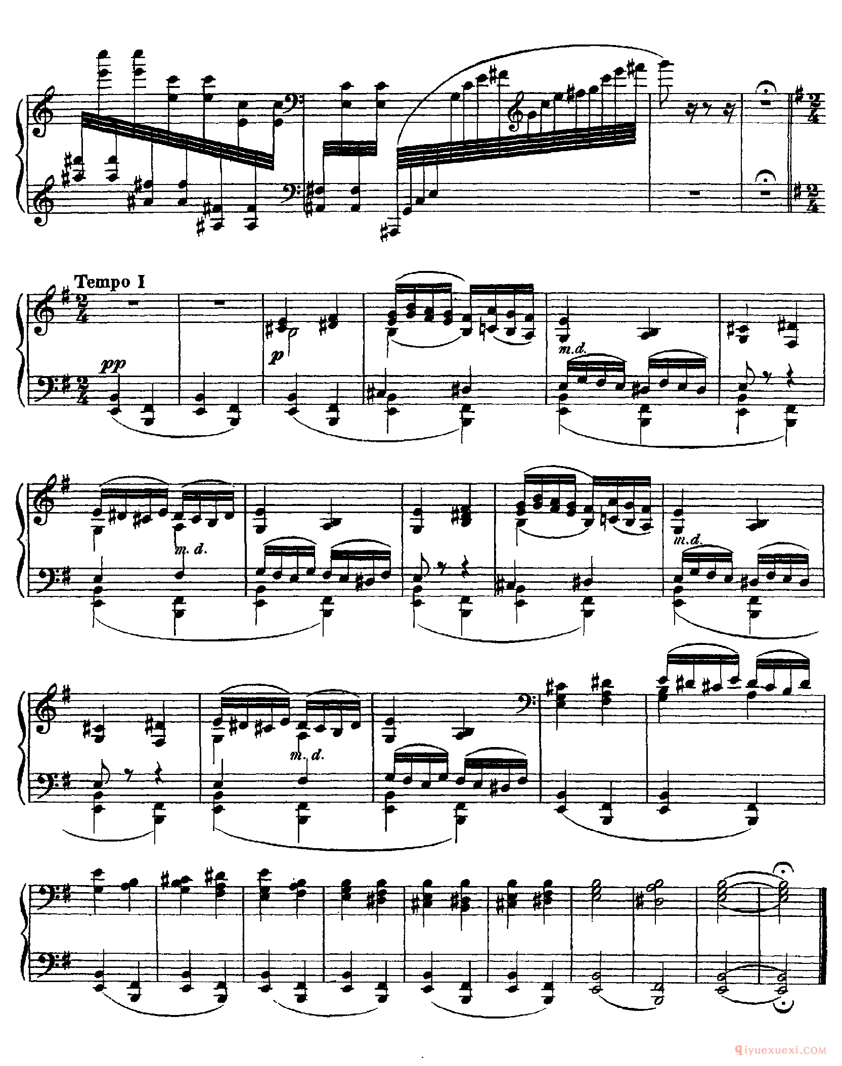 柴科夫斯基《哈普萨的回忆》作品2_Tchaikovsky Souvenir de Hapsal Op.2