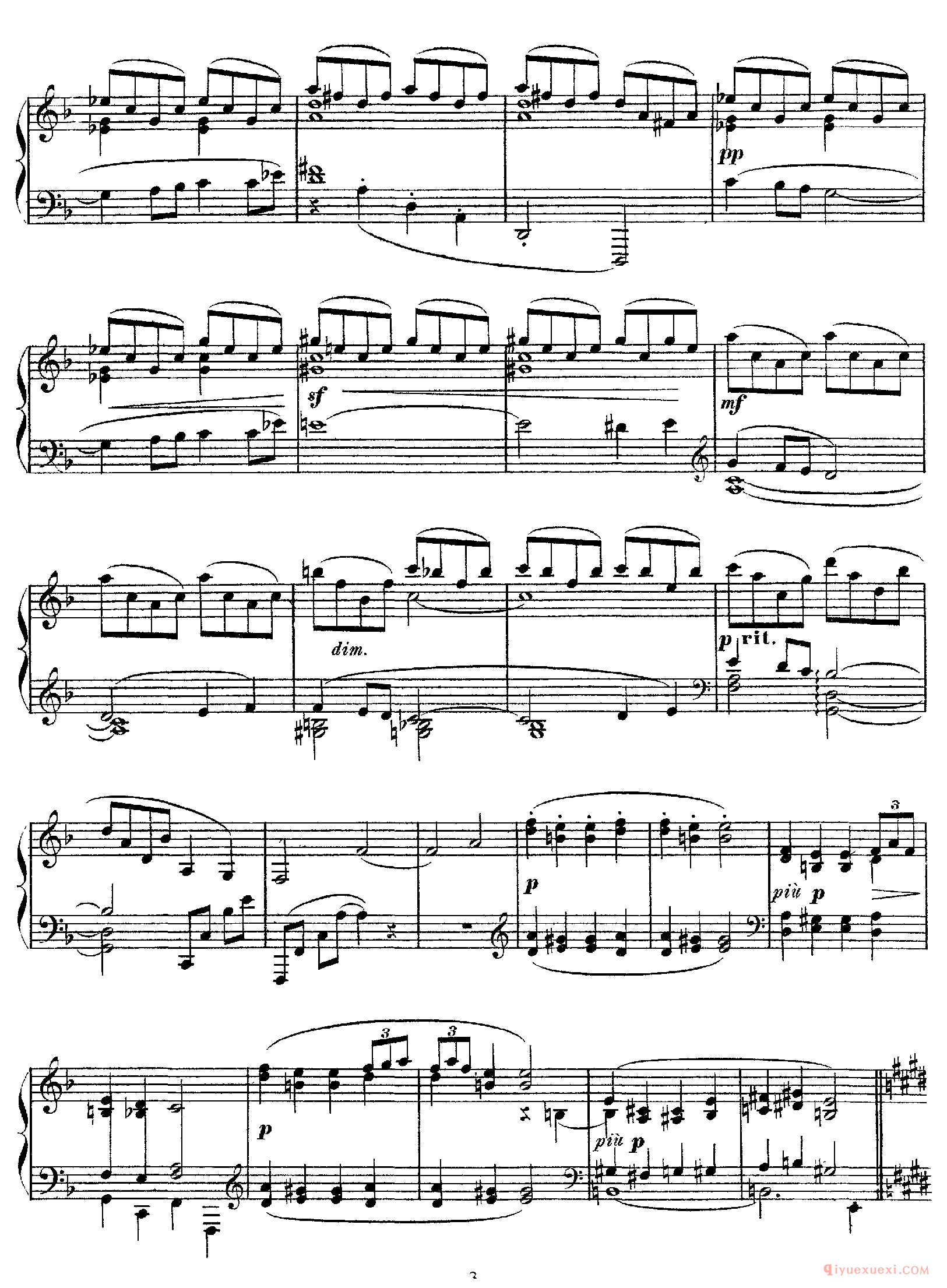 德彪西《梦幻曲 L 68》Debussy: Rêverie, L 68_德彪西钢琴乐谱