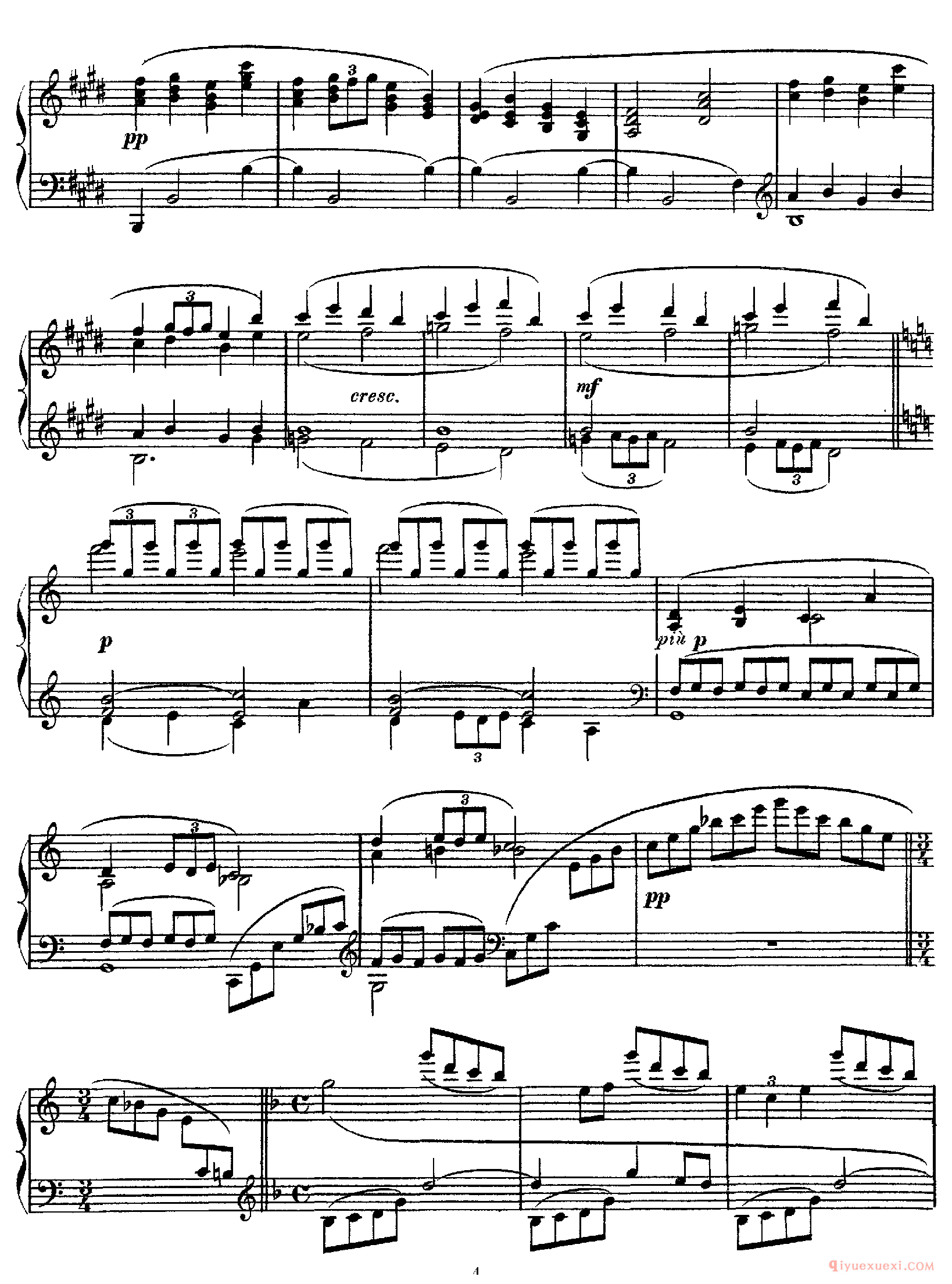 德彪西《梦幻曲 L 68》Debussy: Rêverie, L 68_德彪西钢琴乐谱