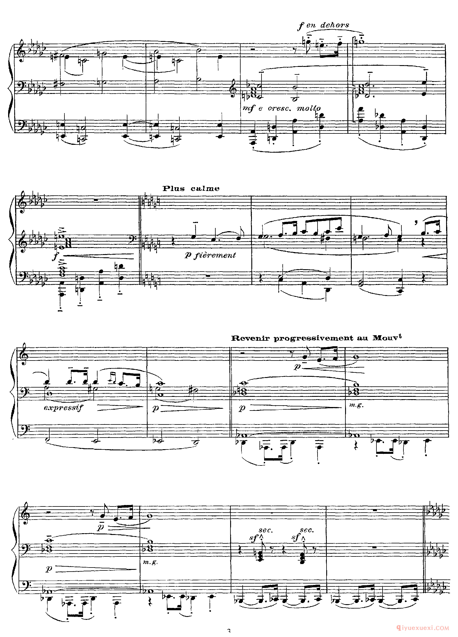 德彪西《英雄摇篮曲 L 132》Debussy: Berceuse héroïque, L 132_德彪西钢琴乐谱