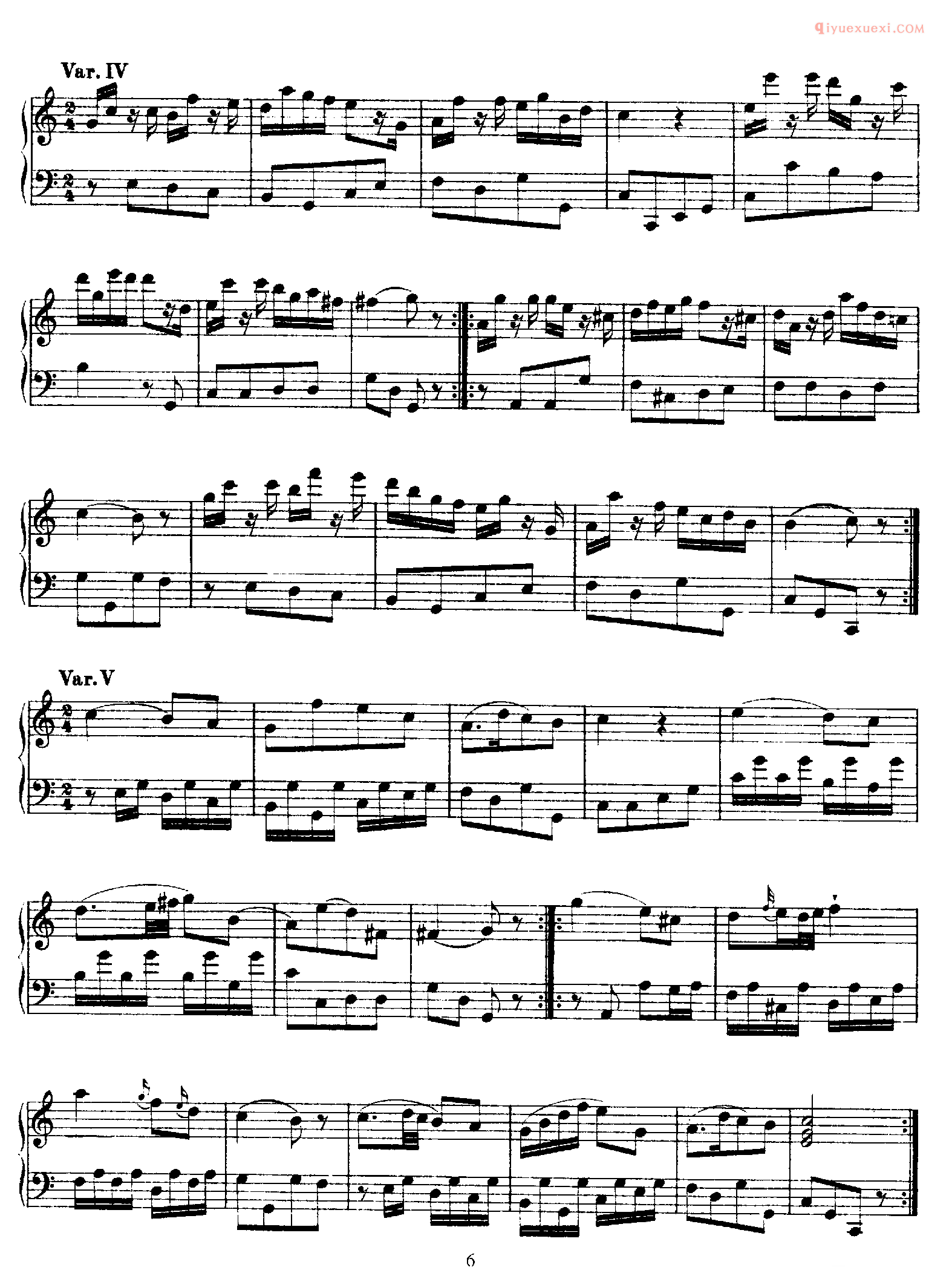 海顿C大调《第15钢琴奏鸣曲》Franz Joseph Haydn Sonata in C Major_海顿钢琴谱