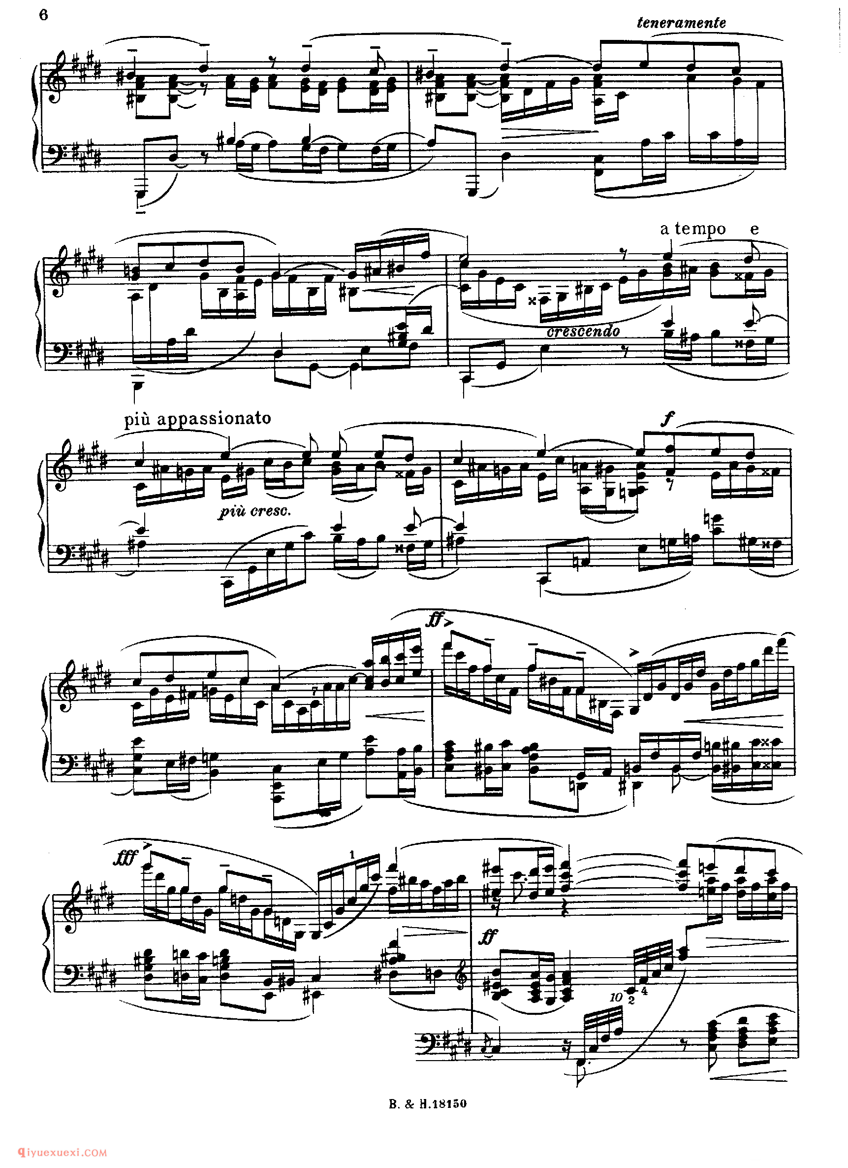 Rachmaninoff - Richardson - Vocalise Op.34-14_拉赫玛尼诺夫钢琴谱