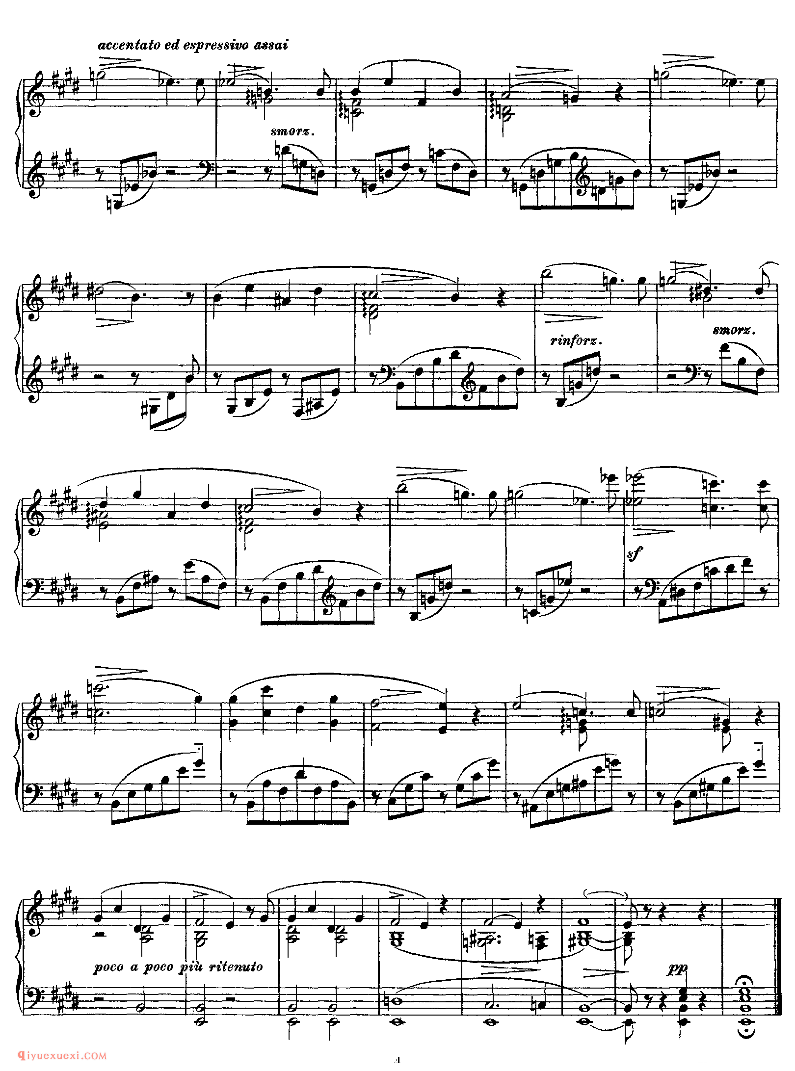 李斯特安慰曲集_Franz Liszt Consolations_李斯特钢琴谱