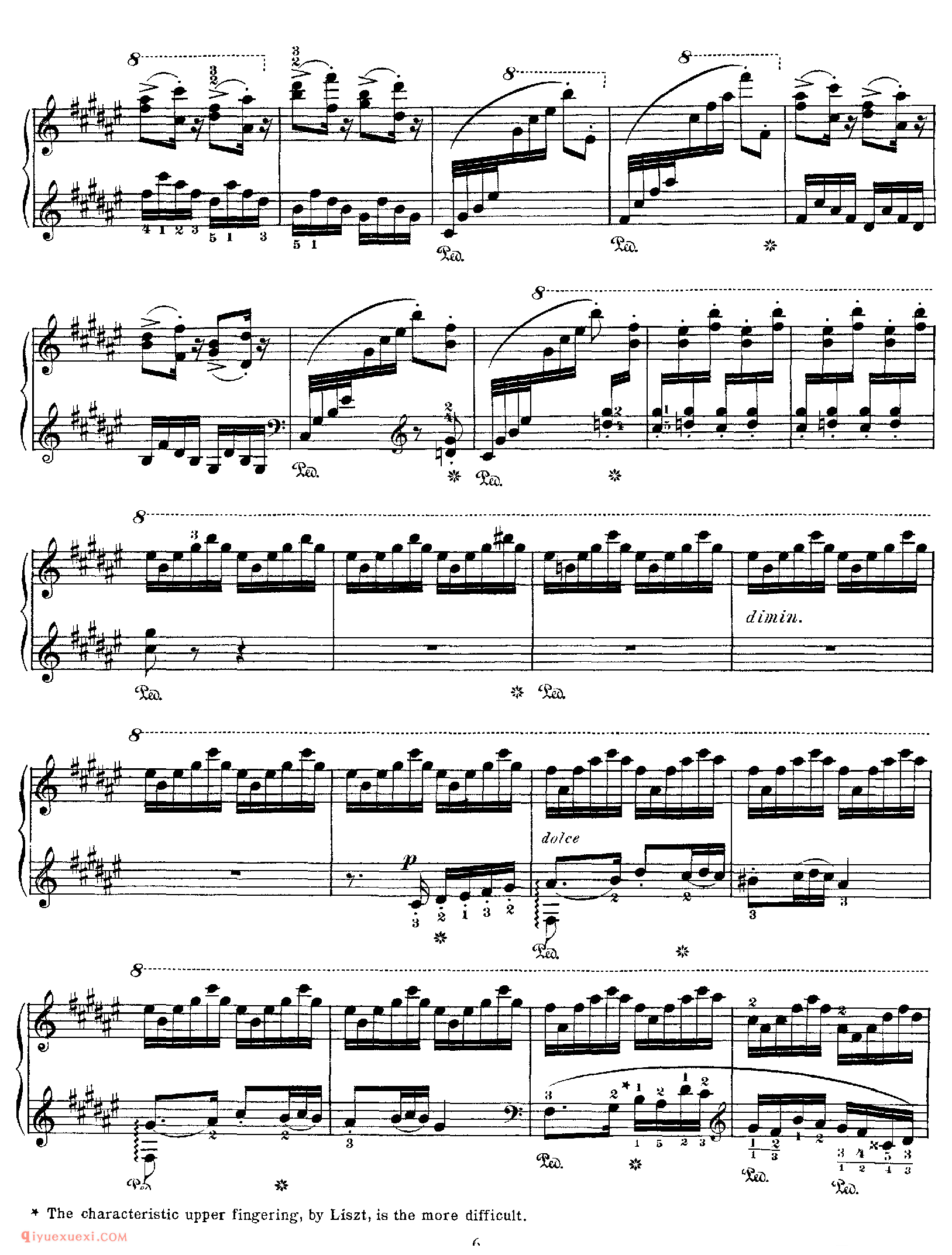 李斯特匈牙利狂想曲第8号_Hungarian Rhapsody No 8 in f#_李斯特钢琴乐谱