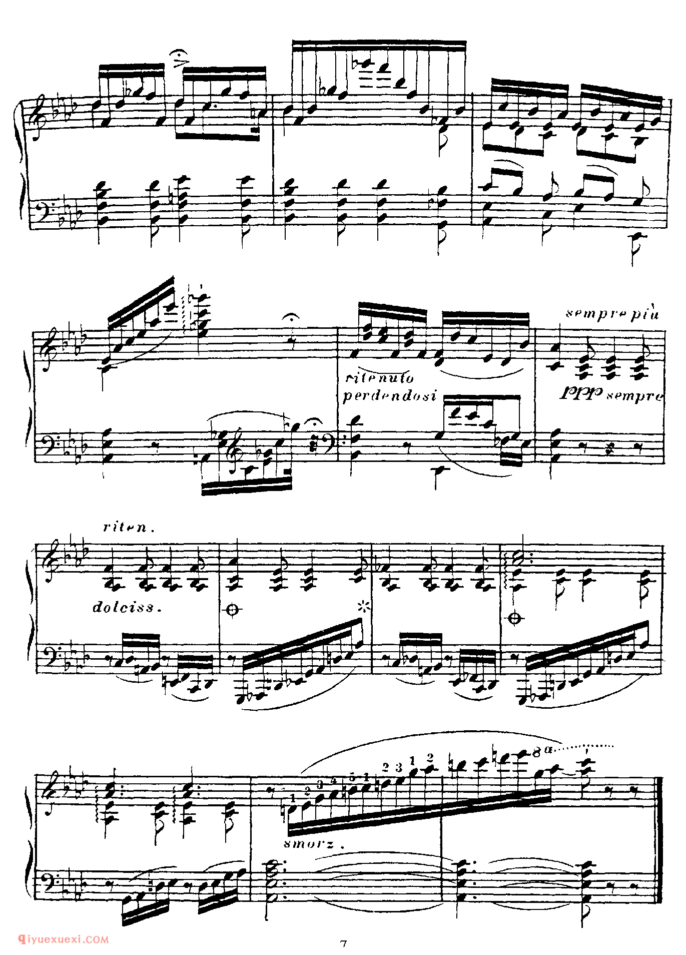 Das Fischermadchen (Schubert)_改编舒伯特_李斯特钢琴乐谱