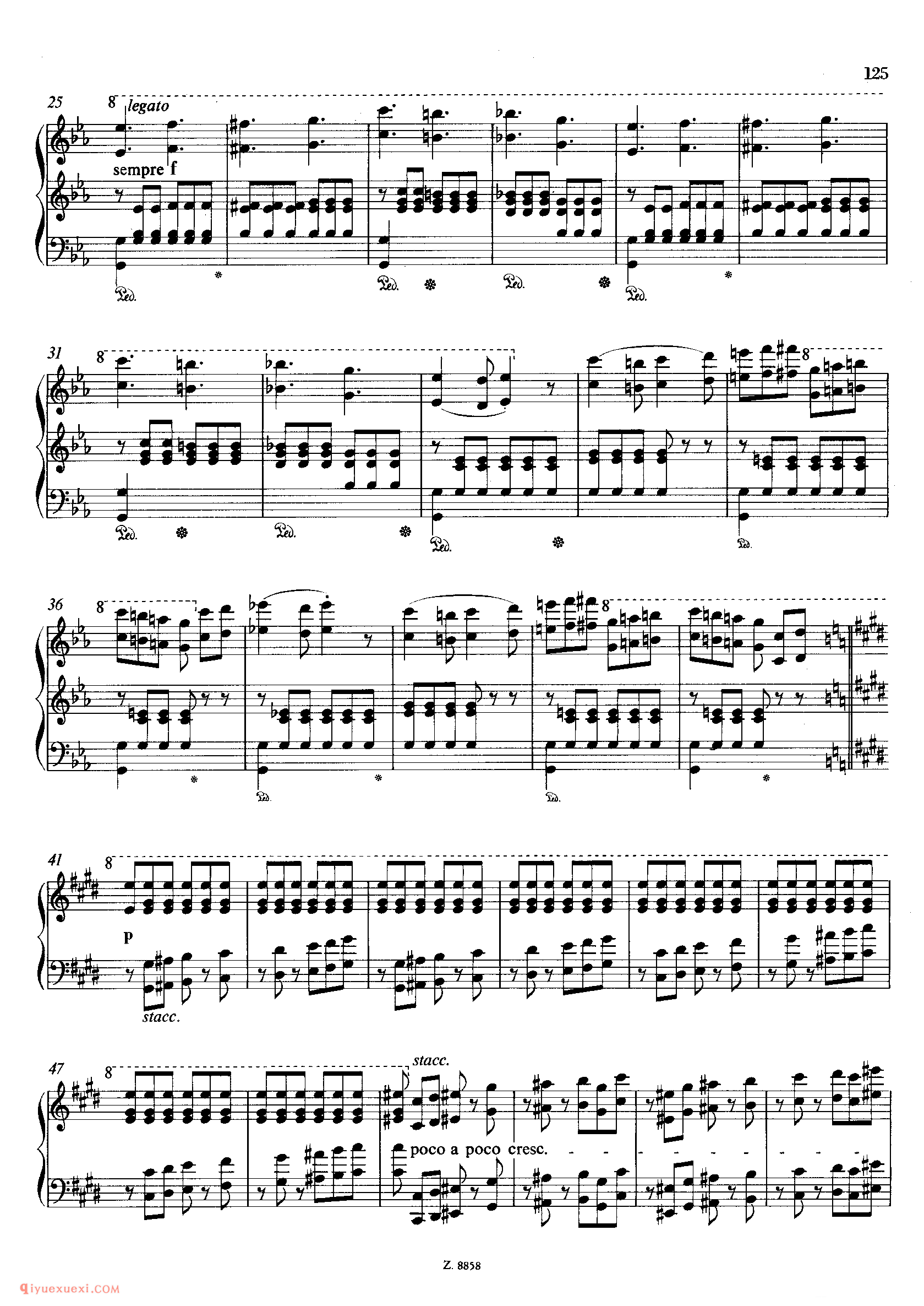 李斯特第四梅菲斯特圆舞曲 Mephisto Waltz No.4 S.696(216b)_李斯特钢琴乐谱