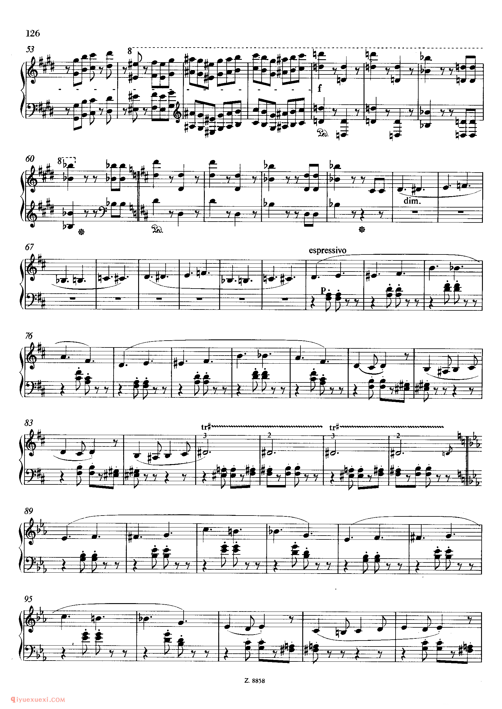 李斯特第四梅菲斯特圆舞曲 Mephisto Waltz No.4 S.696(216b)_李斯特钢琴乐谱