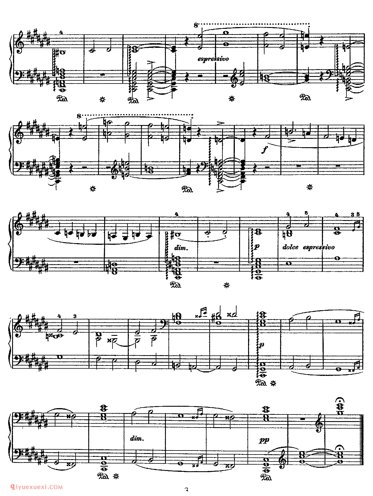 李斯特《冥想》Recueillement S.204_李斯特钢琴乐谱